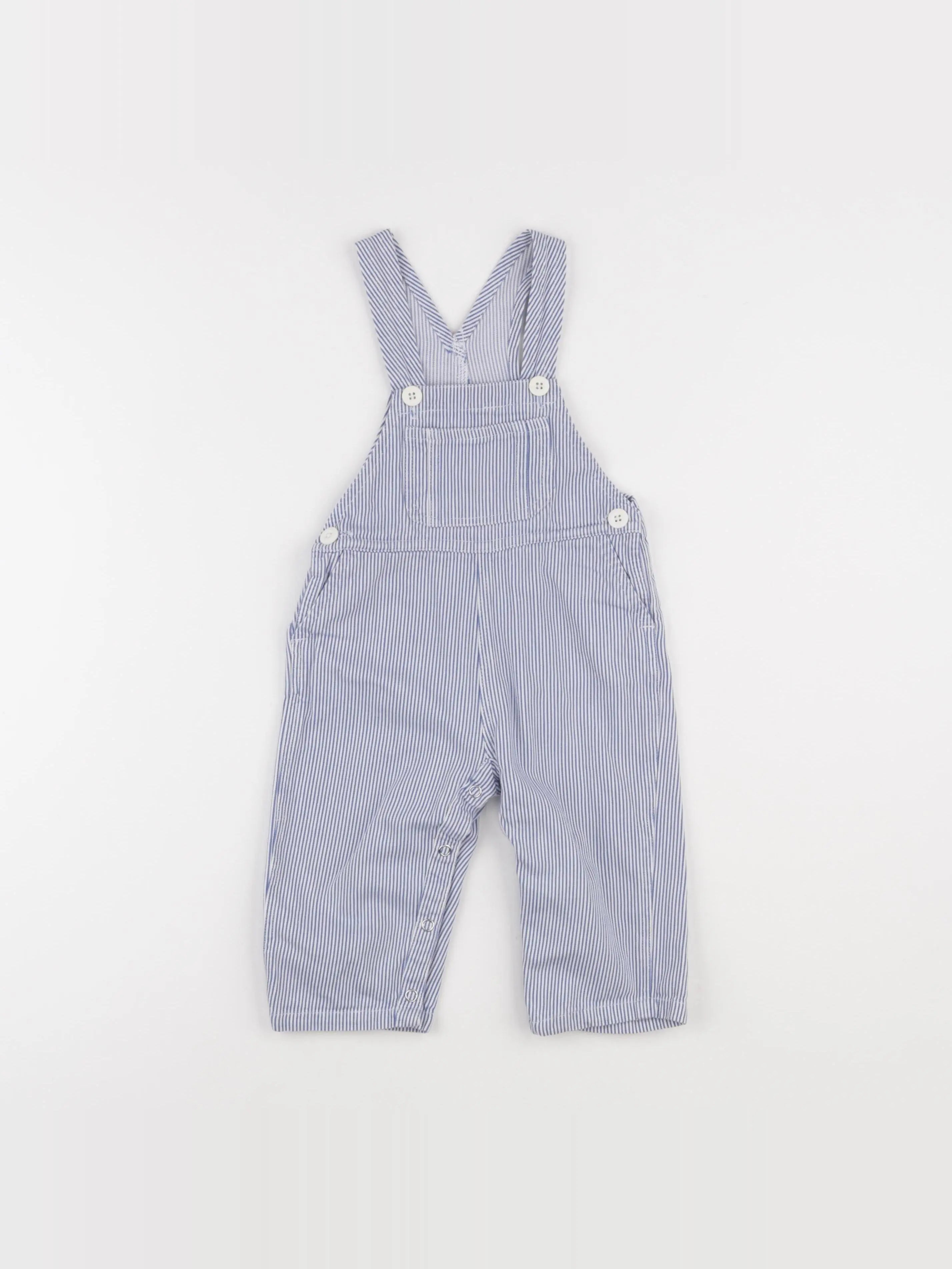 Acanthe - salopette bleu - 12 mois