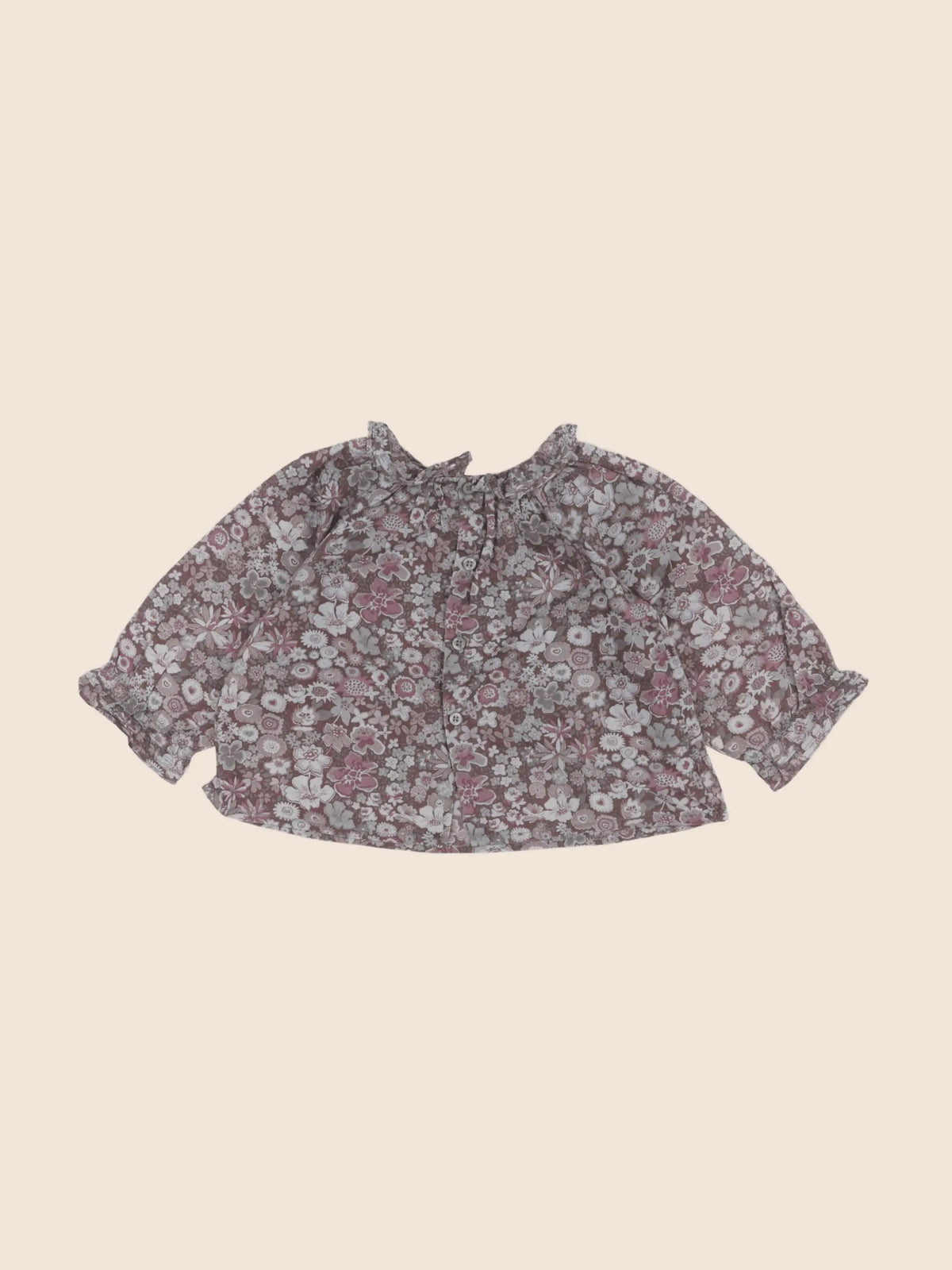 Bonpoint - blouse violet - 12 mois