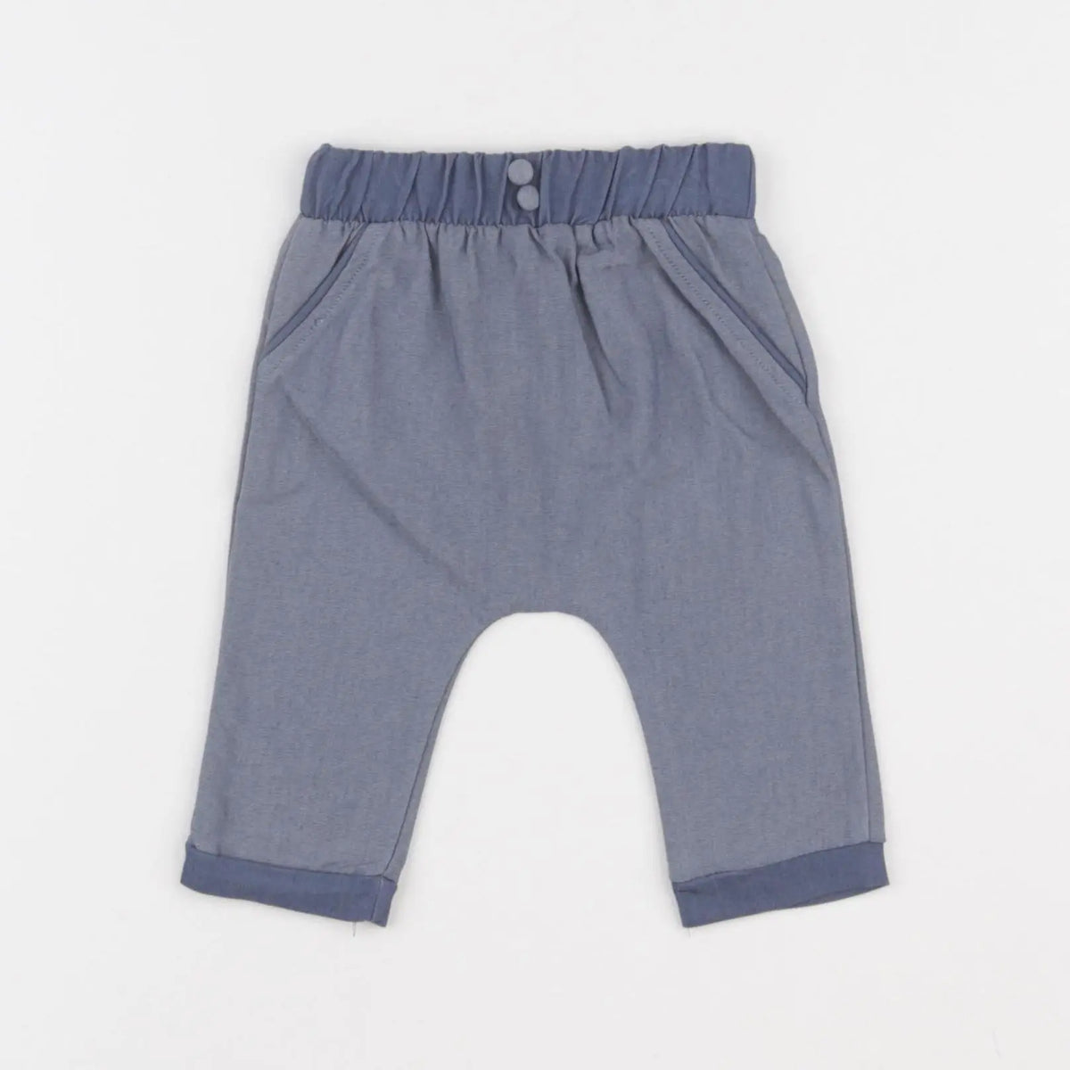 Blune - sarouel bleu - 6 mois