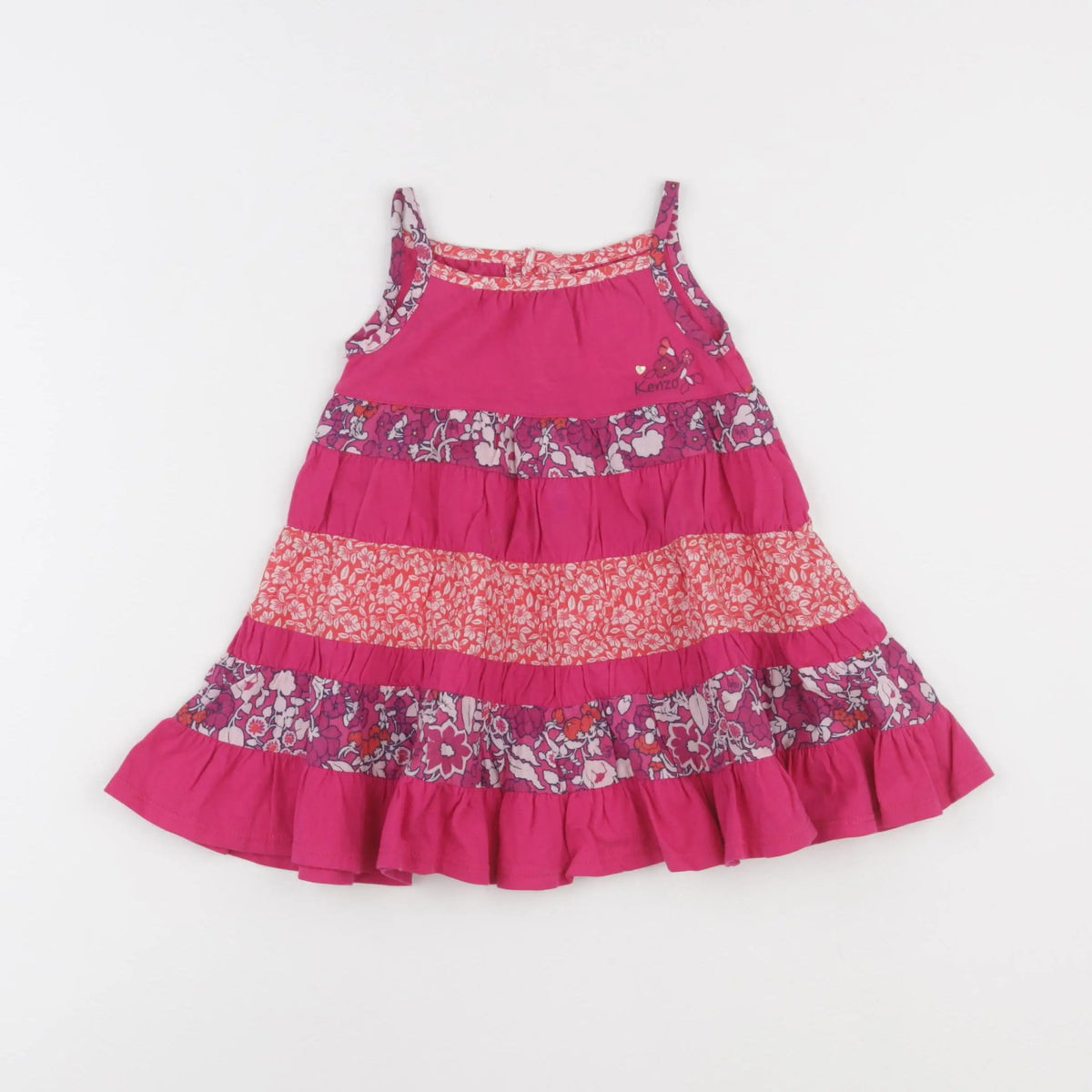 Kenzo - robe rose - 6 mois