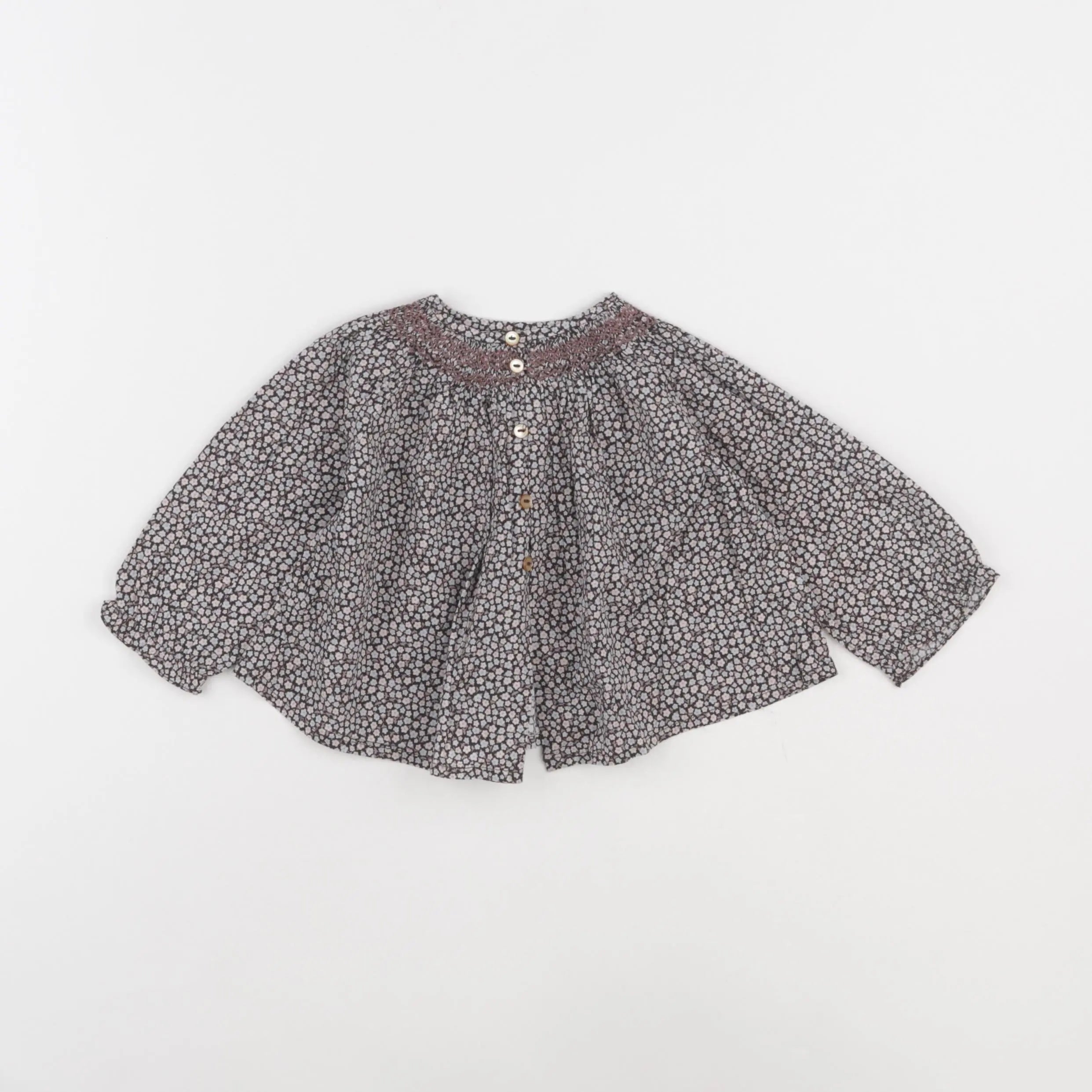 Bonpoint - blouse multicolore - 6 mois