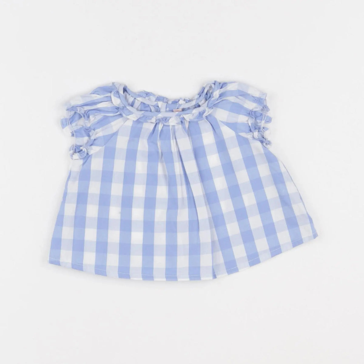 Bonpoint - blouse bleu - 3 mois