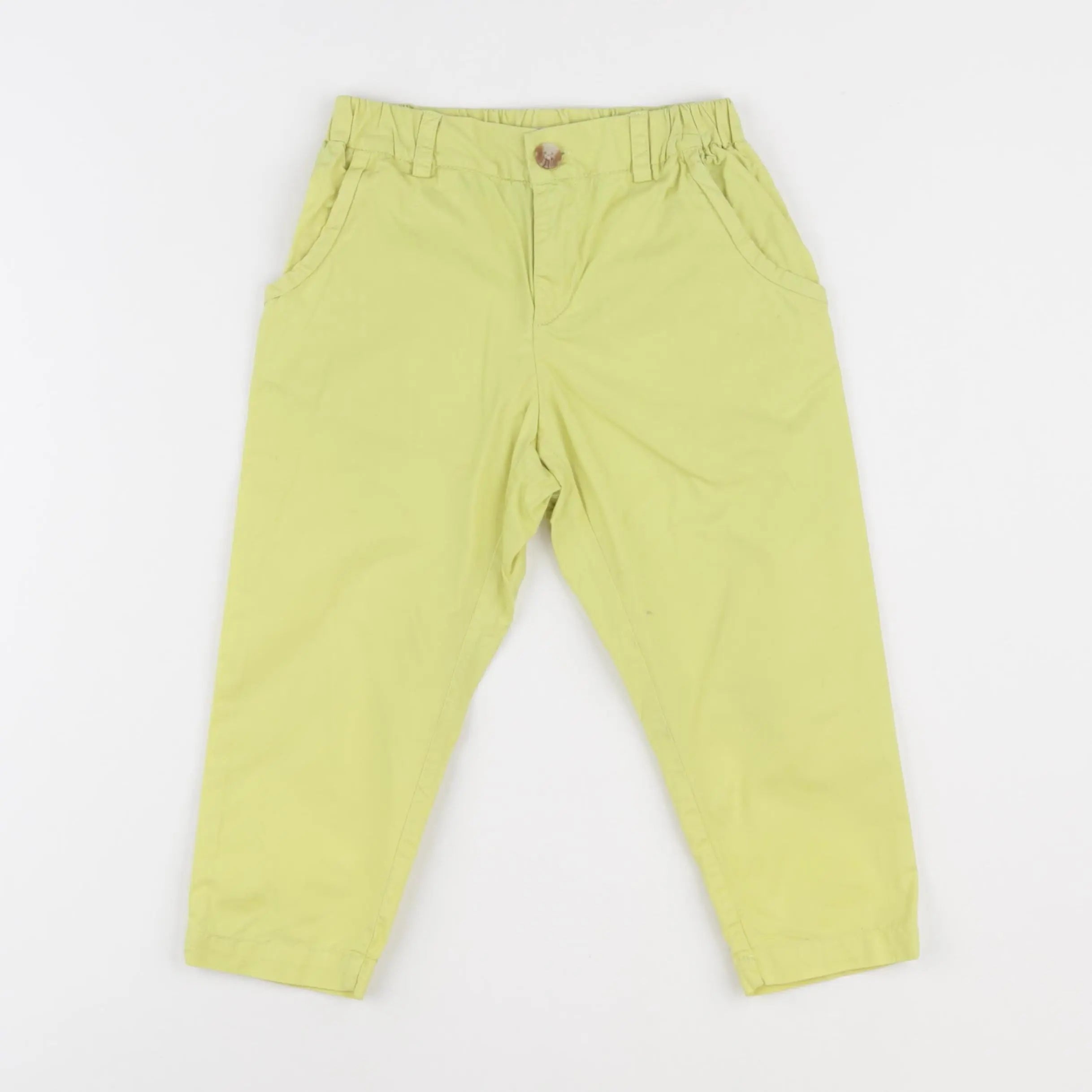 Bonpoint - pantalon jaune - 3 ans