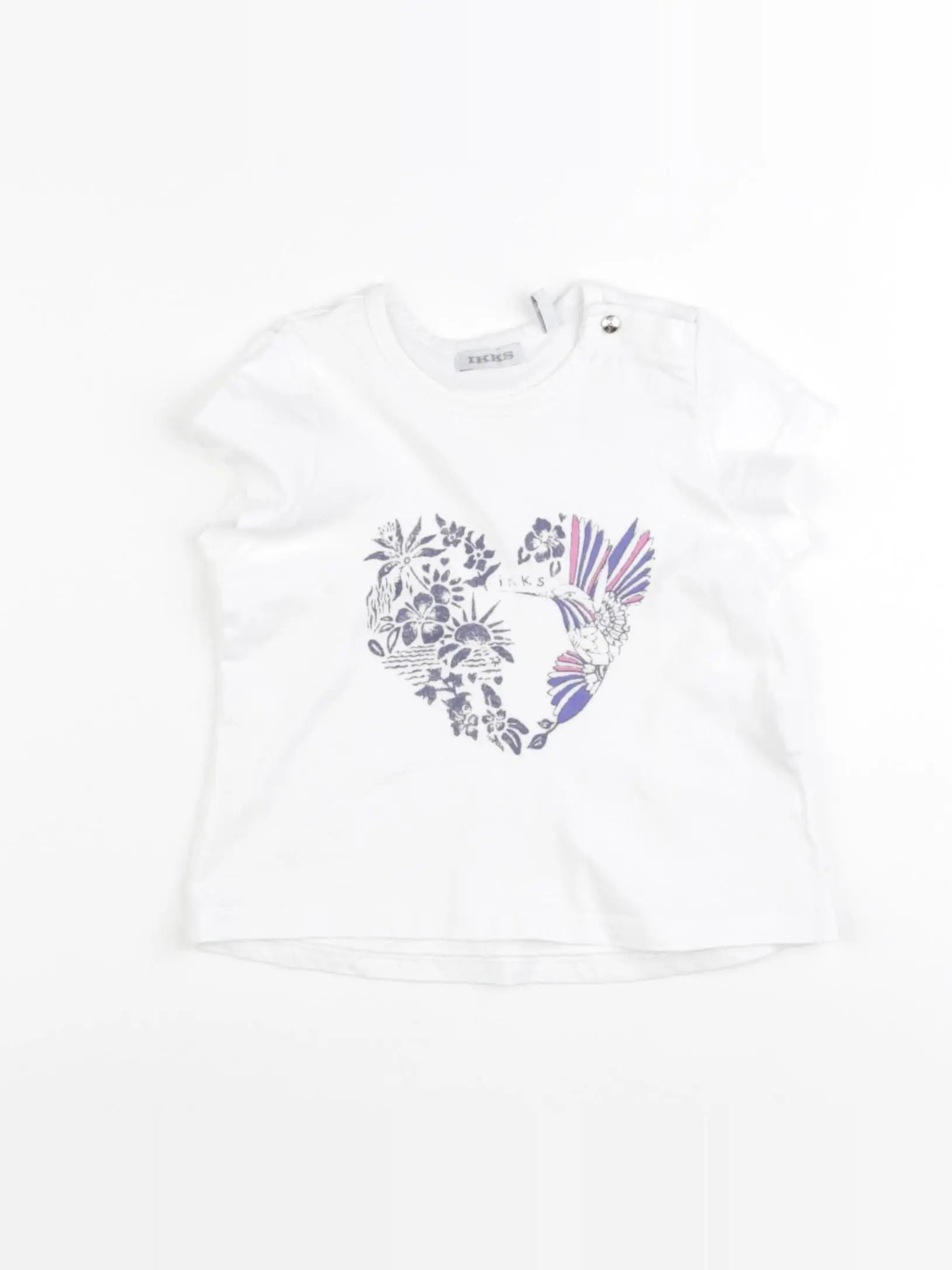 IKKS - tee-shirt blanc - 18 mois