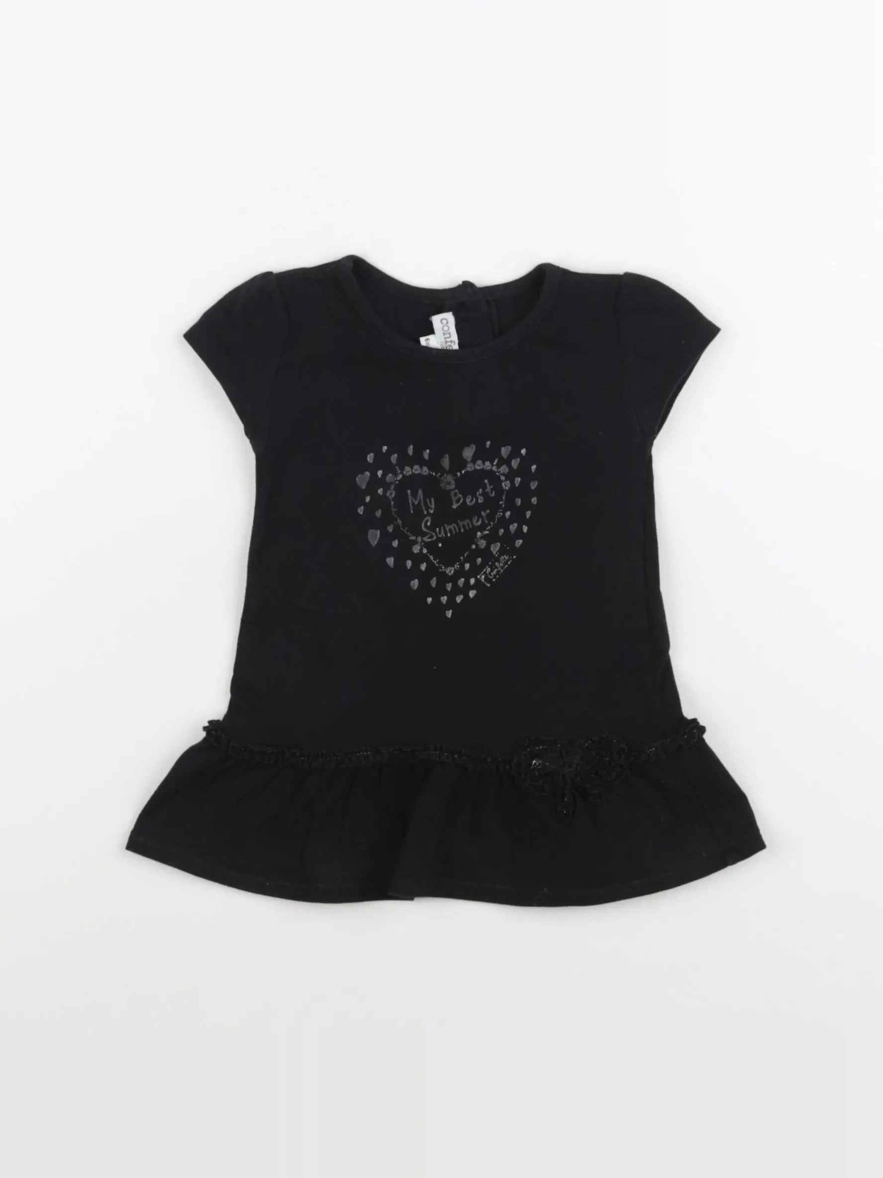 Absorba - robe noir - 6 mois