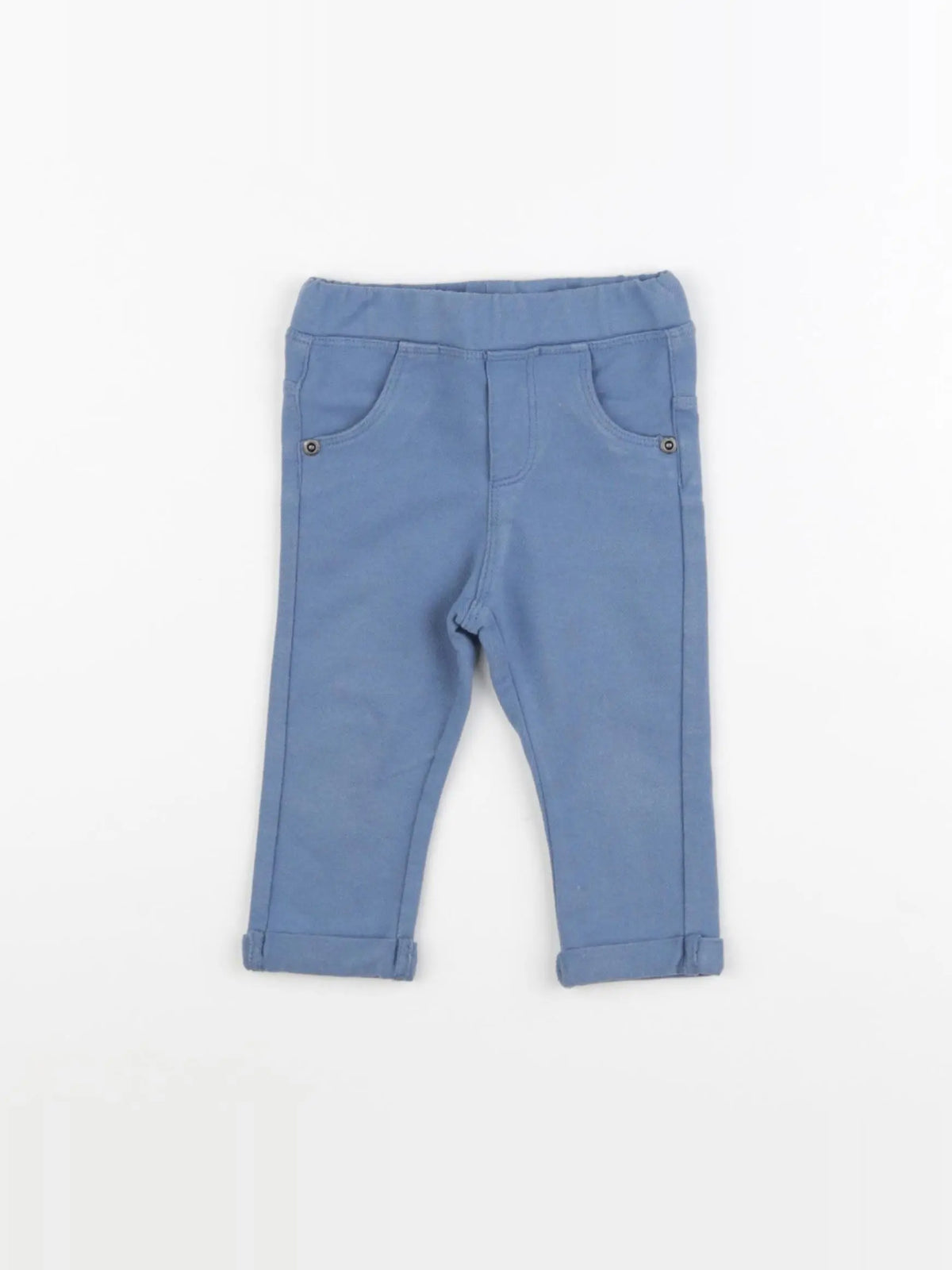 Vertbaudet - jegging bleu - 9 mois