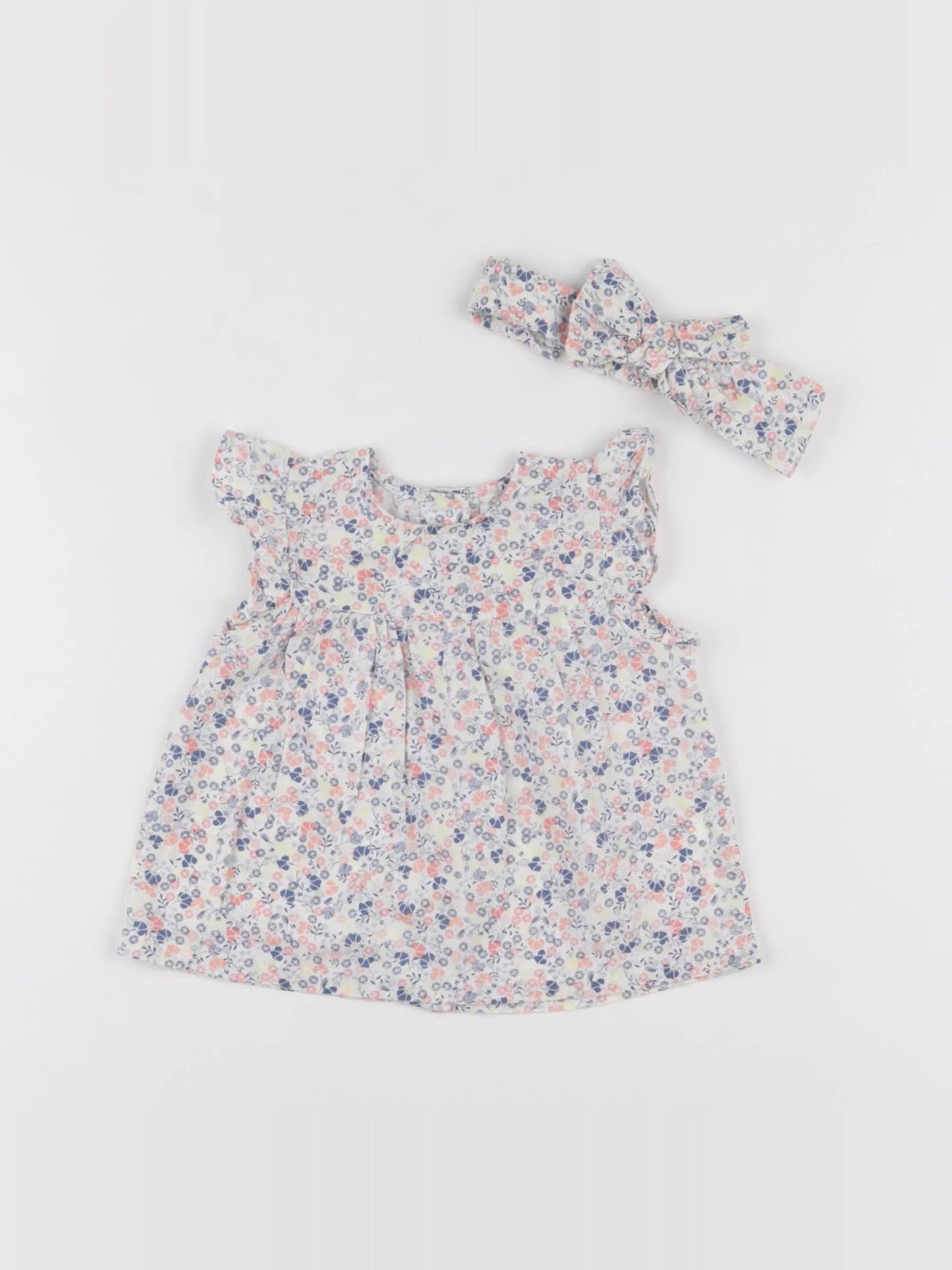Vertbaudet - blouse multicolore - 9 mois