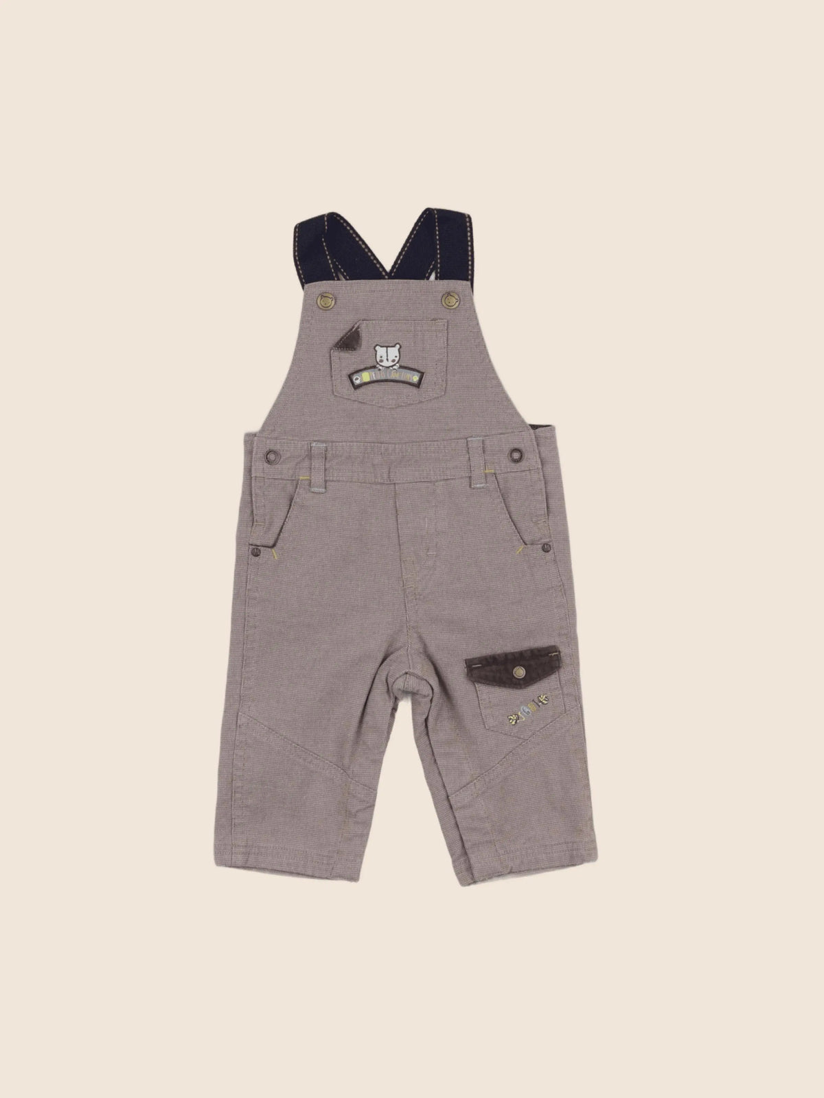 Sergent Major - salopette marron - 6 mois