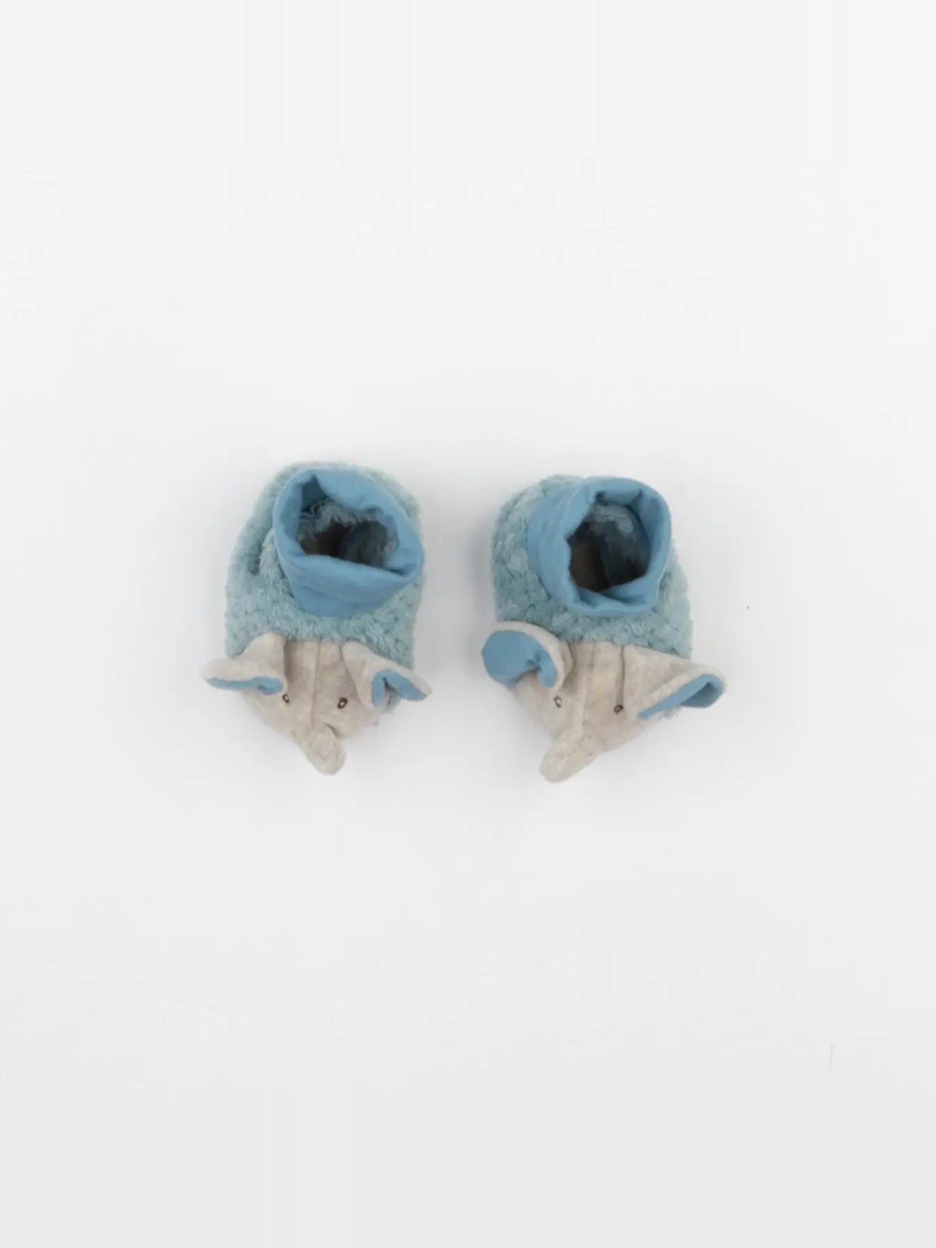 Moulin Roty - chaussons polaire bleu - pointure 15/16