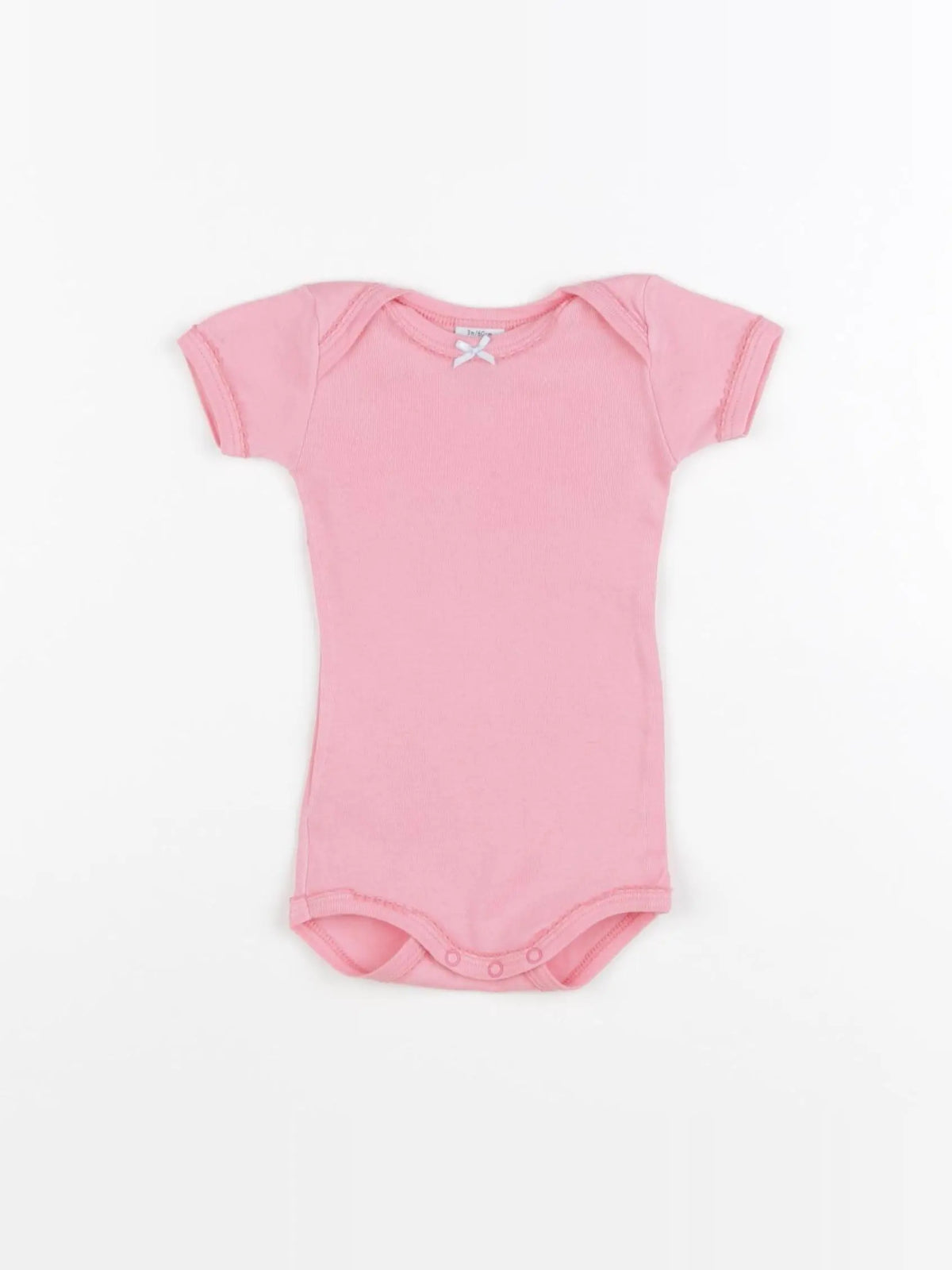 Petit Bateau - body rose - 3 mois