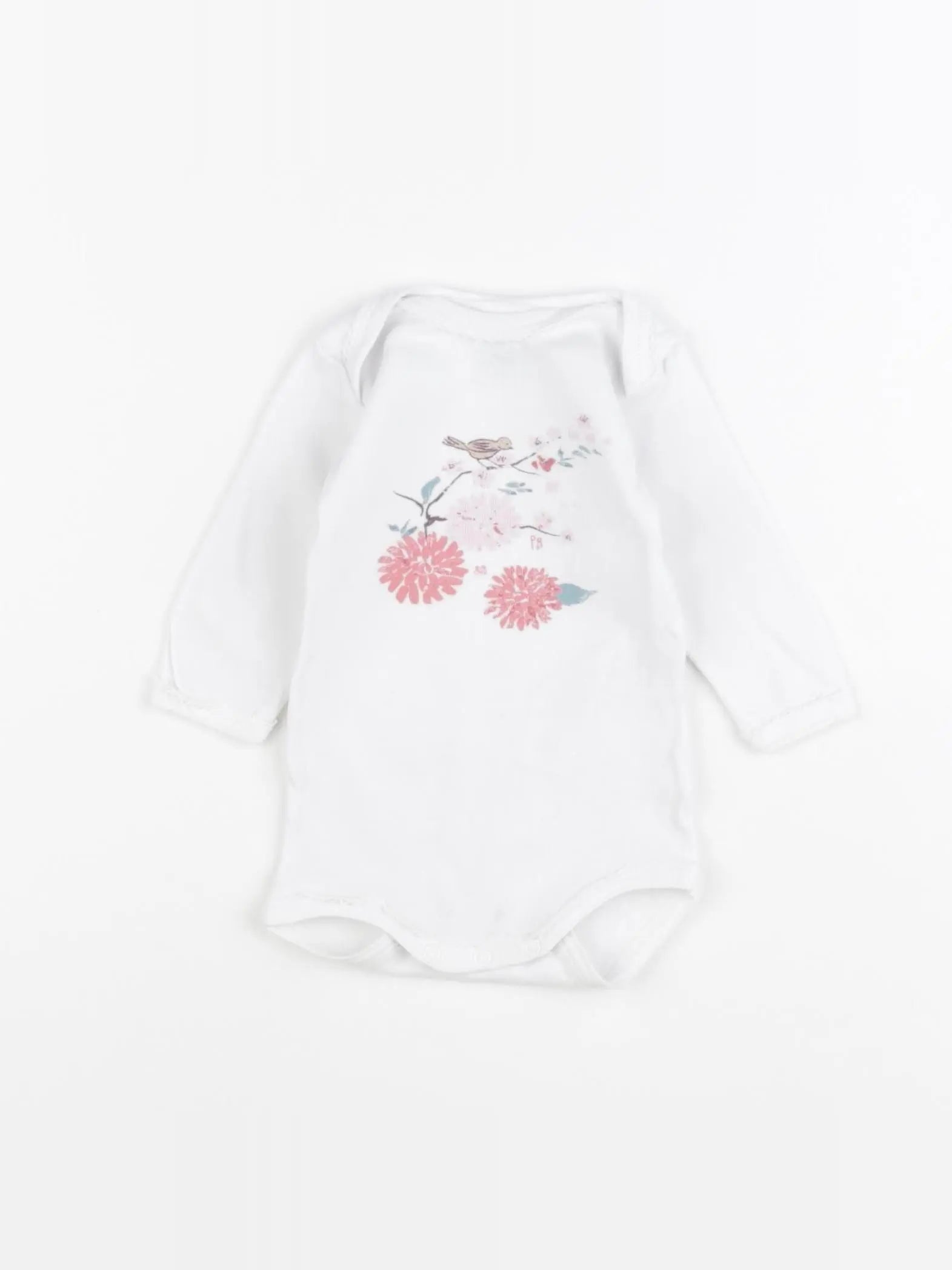 Petit Bateau - body blanc - 3 mois