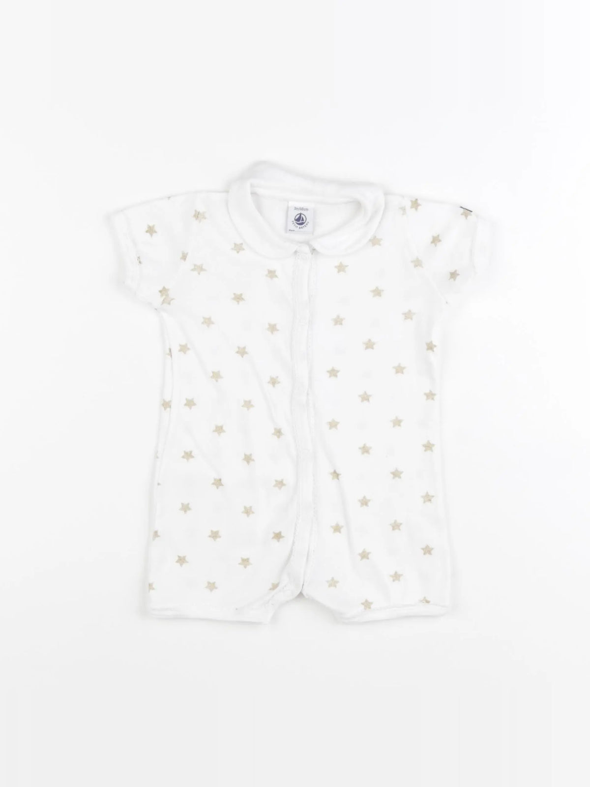 Petit Bateau - combinaison blanc - 3 mois