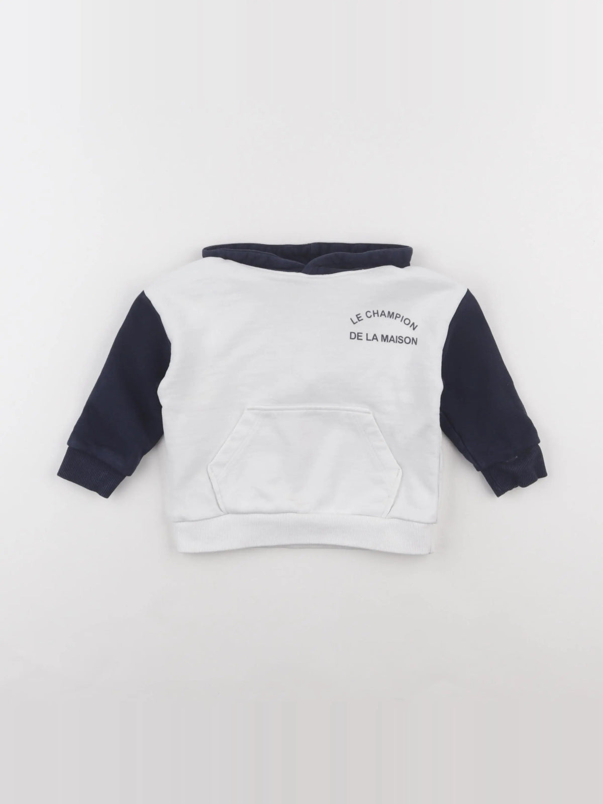 Mango - sweat bleu - 9/12 mois