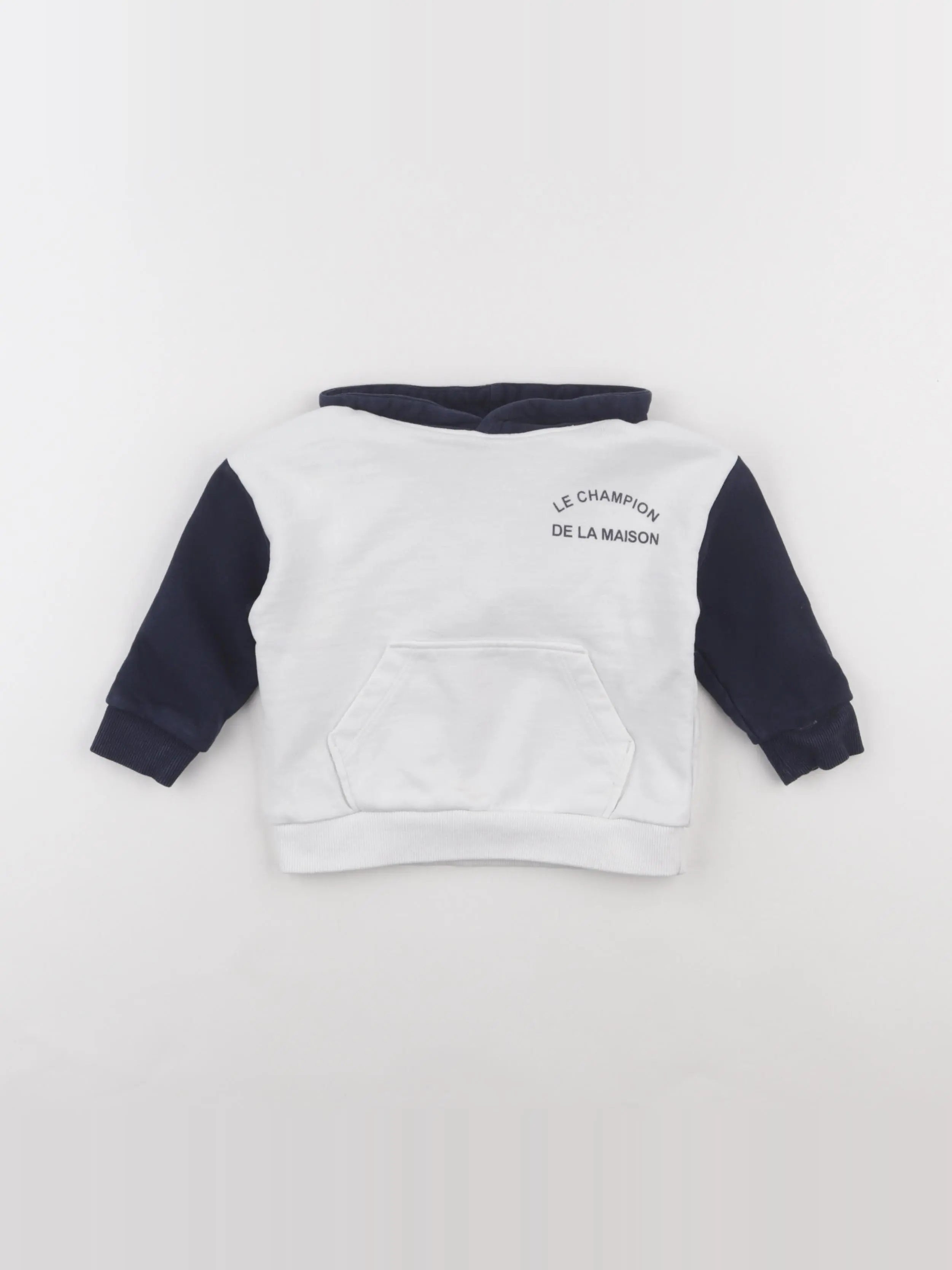 Mango - sweat bleu - 9/12 mois