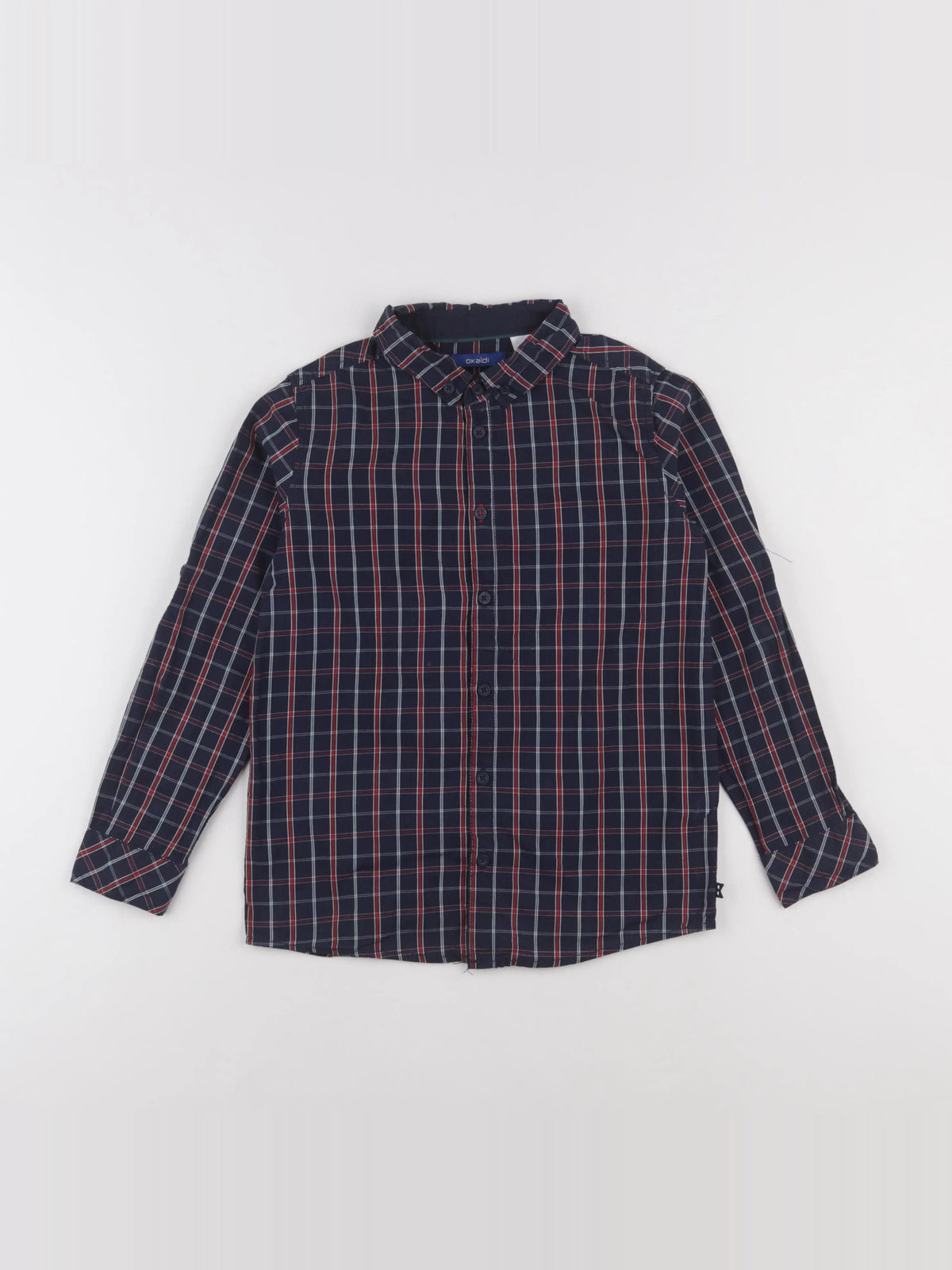 Okaidi - chemise bleu - 8 ans