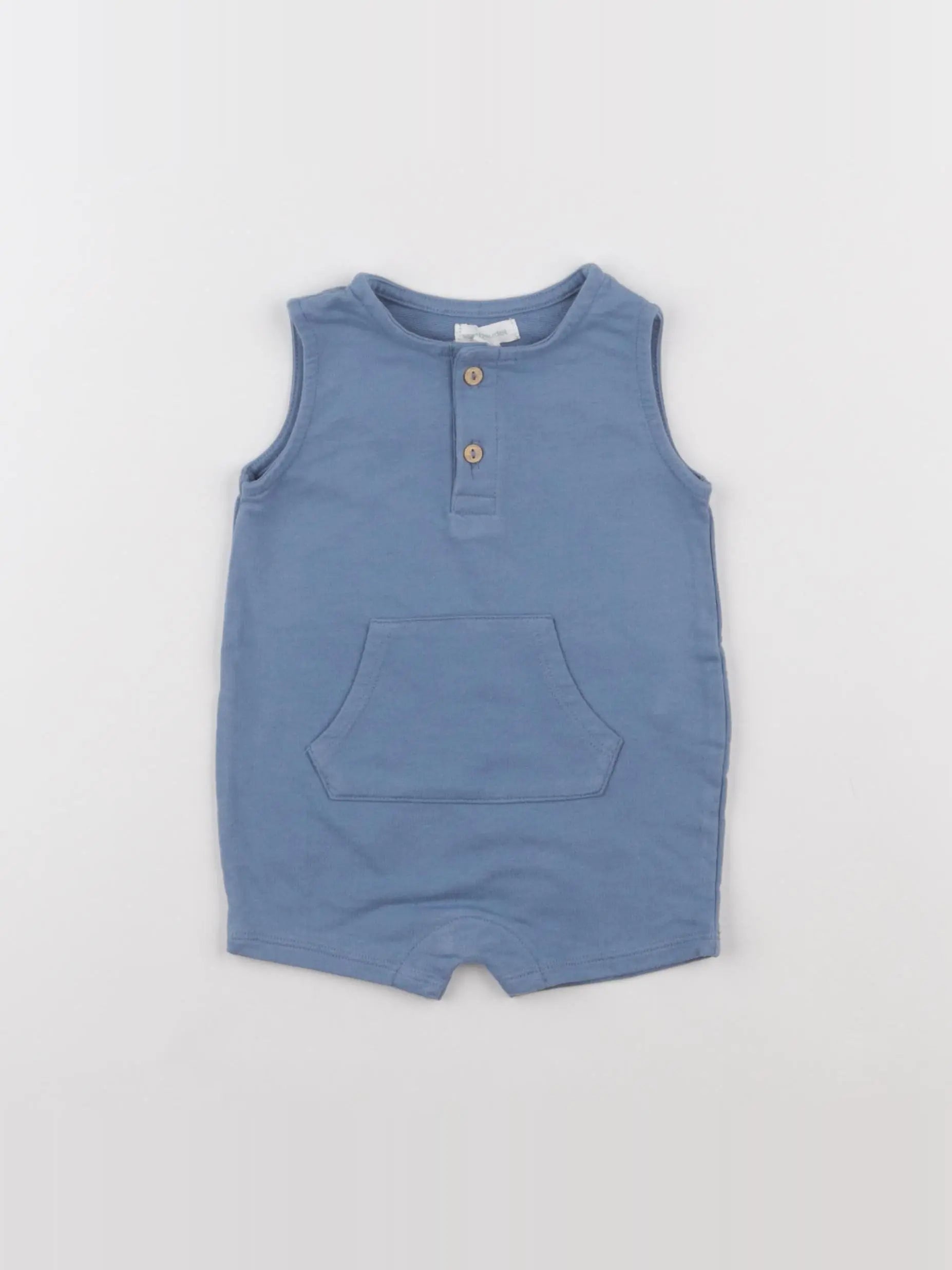Vertbaudet - combinaison bleu - 6 mois