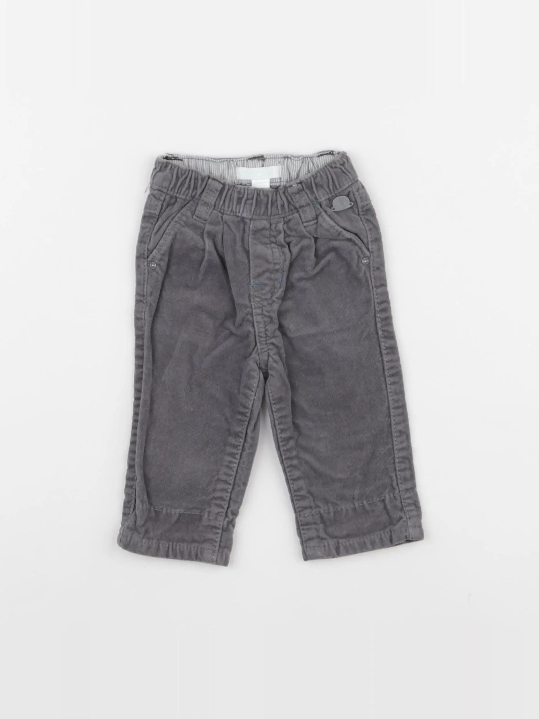 Obaïbi - pantalon gris - 3 mois