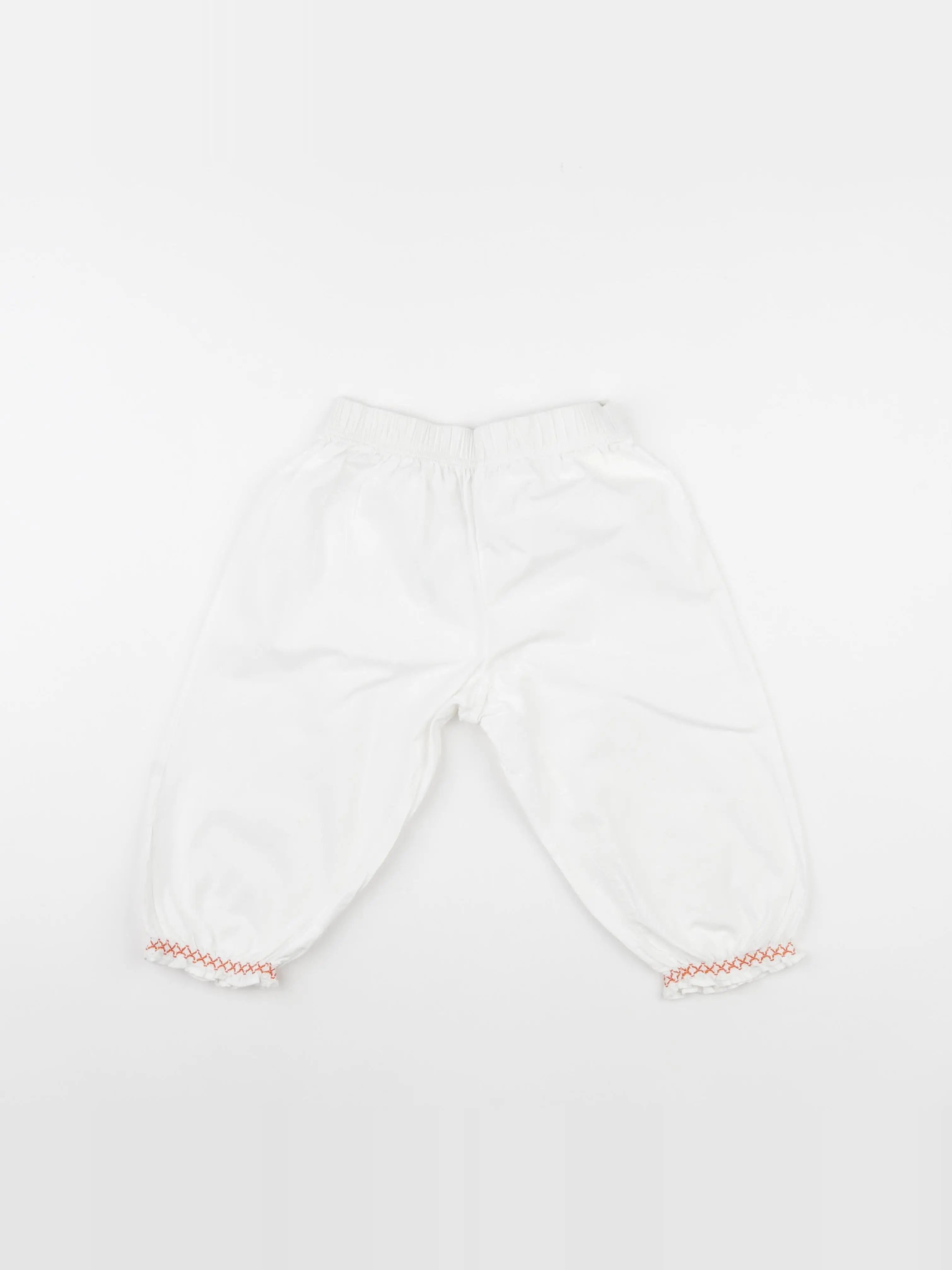 Vertbaudet - pantalon blanc - 8 ans