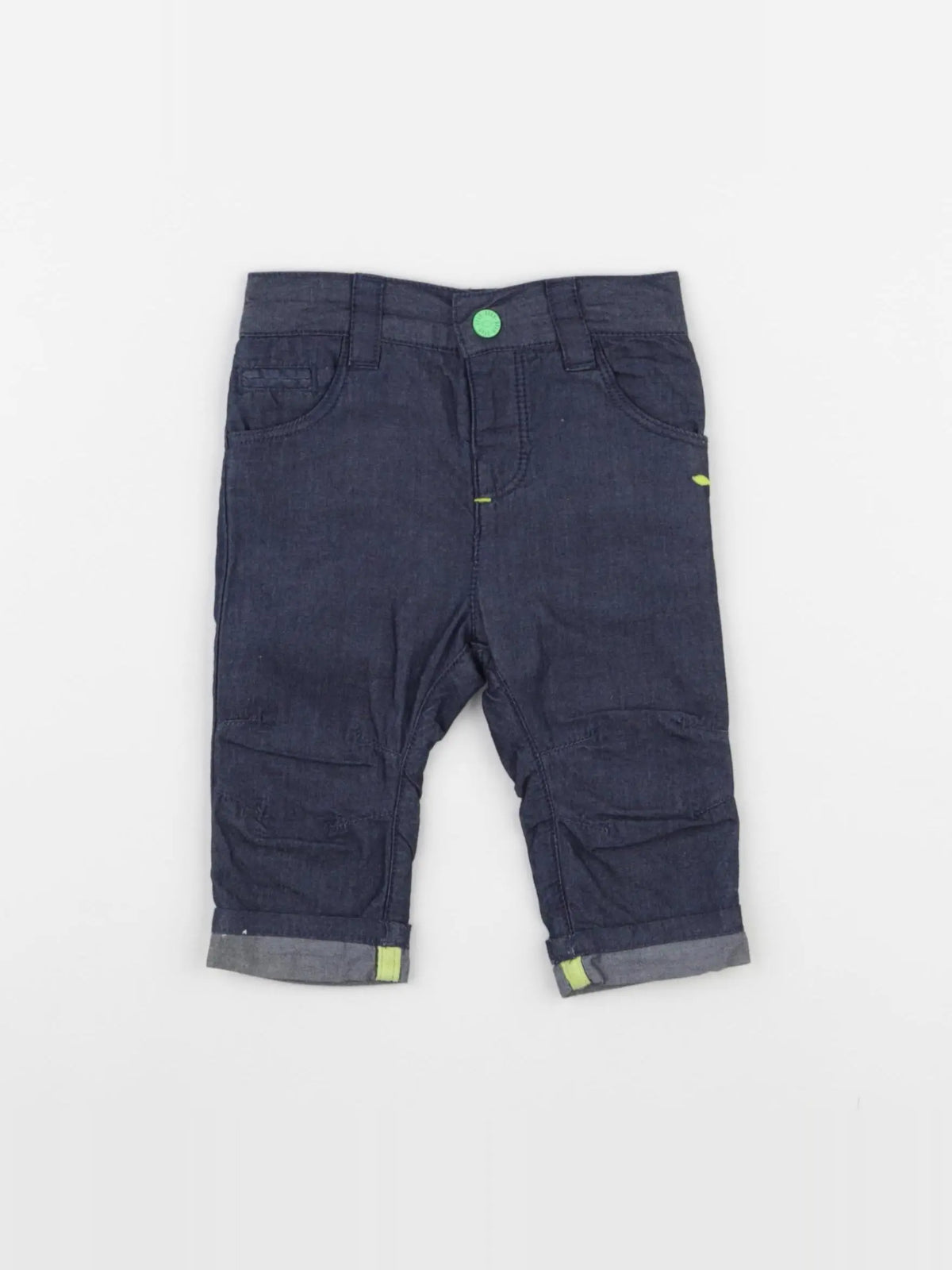DPAM - pantalon bleu - 3 mois
