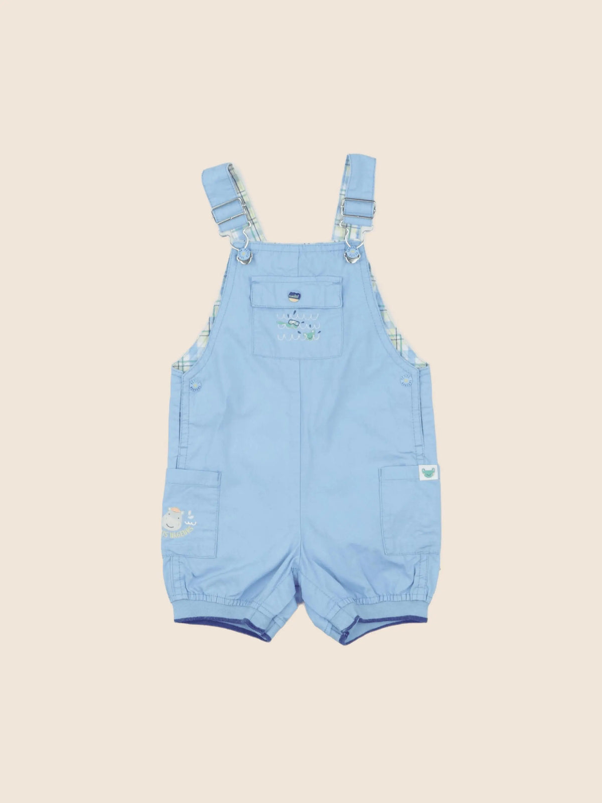 Sergent Major - salopette bleu - 12 mois