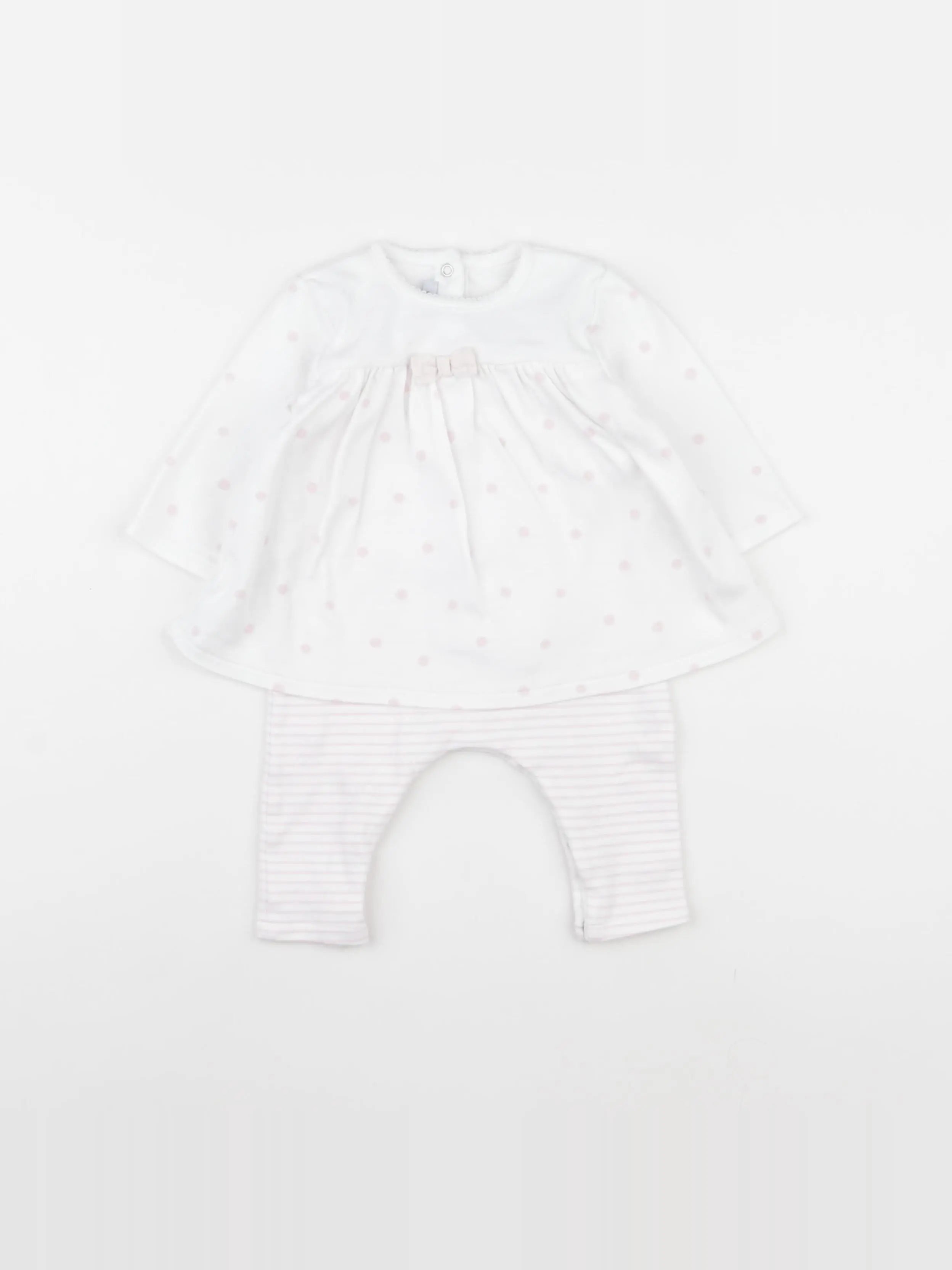 Absorba - pyjama coton blanc - 6 mois