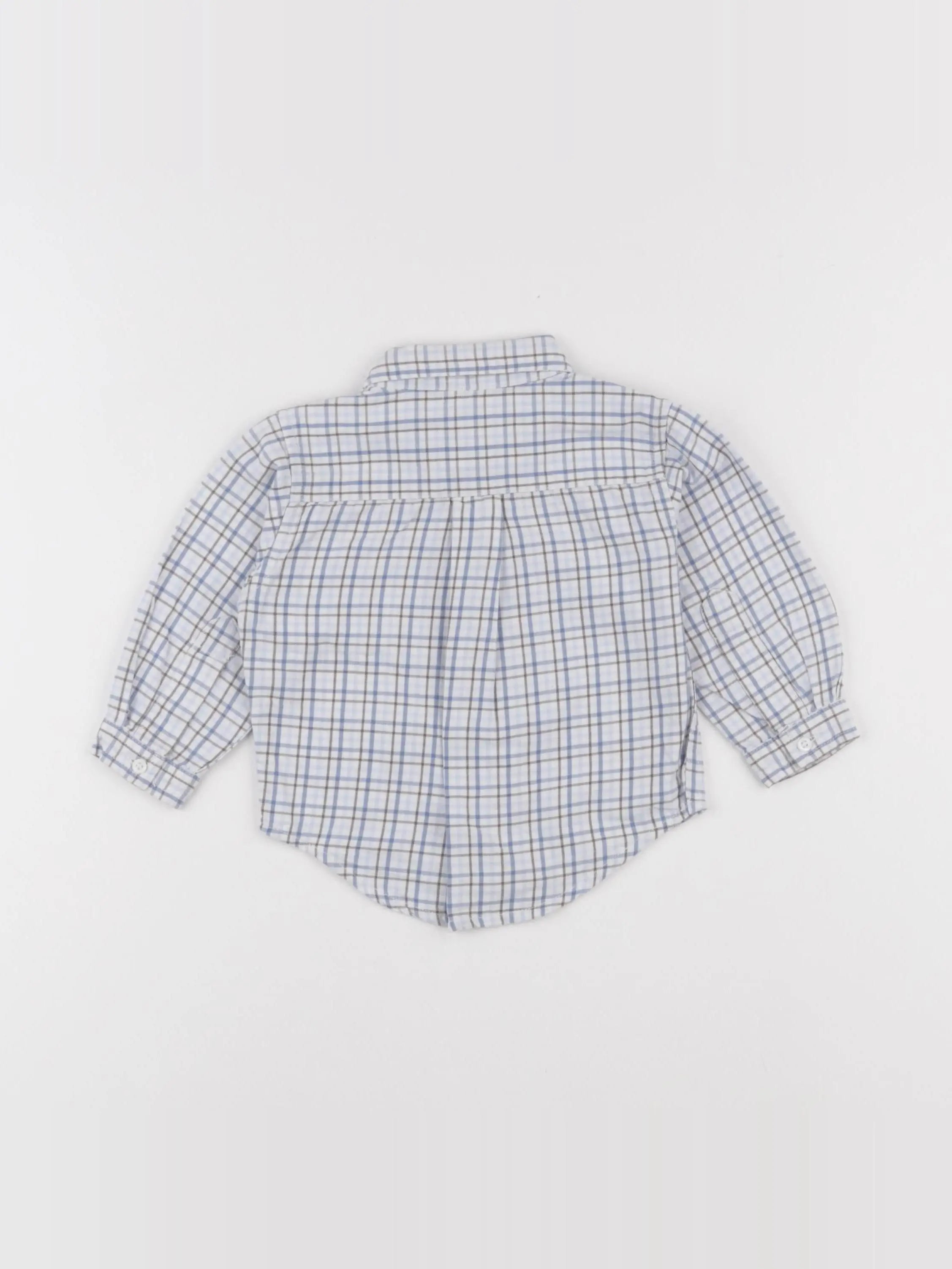 Acanthe - chemise bleu - 12 mois