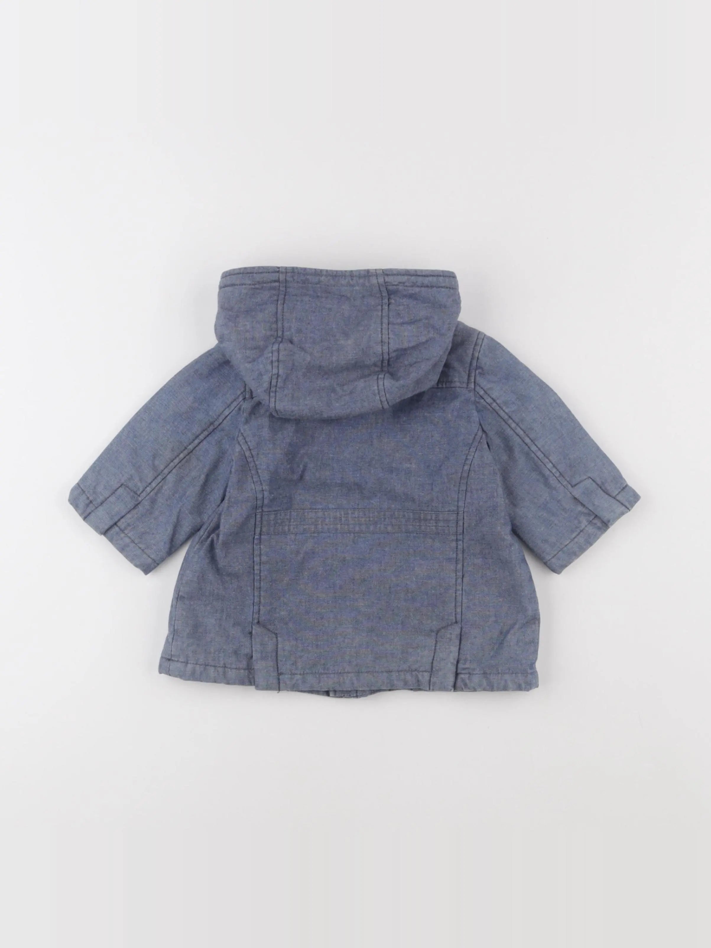 Bonpoint - parka bleu - 6 mois
