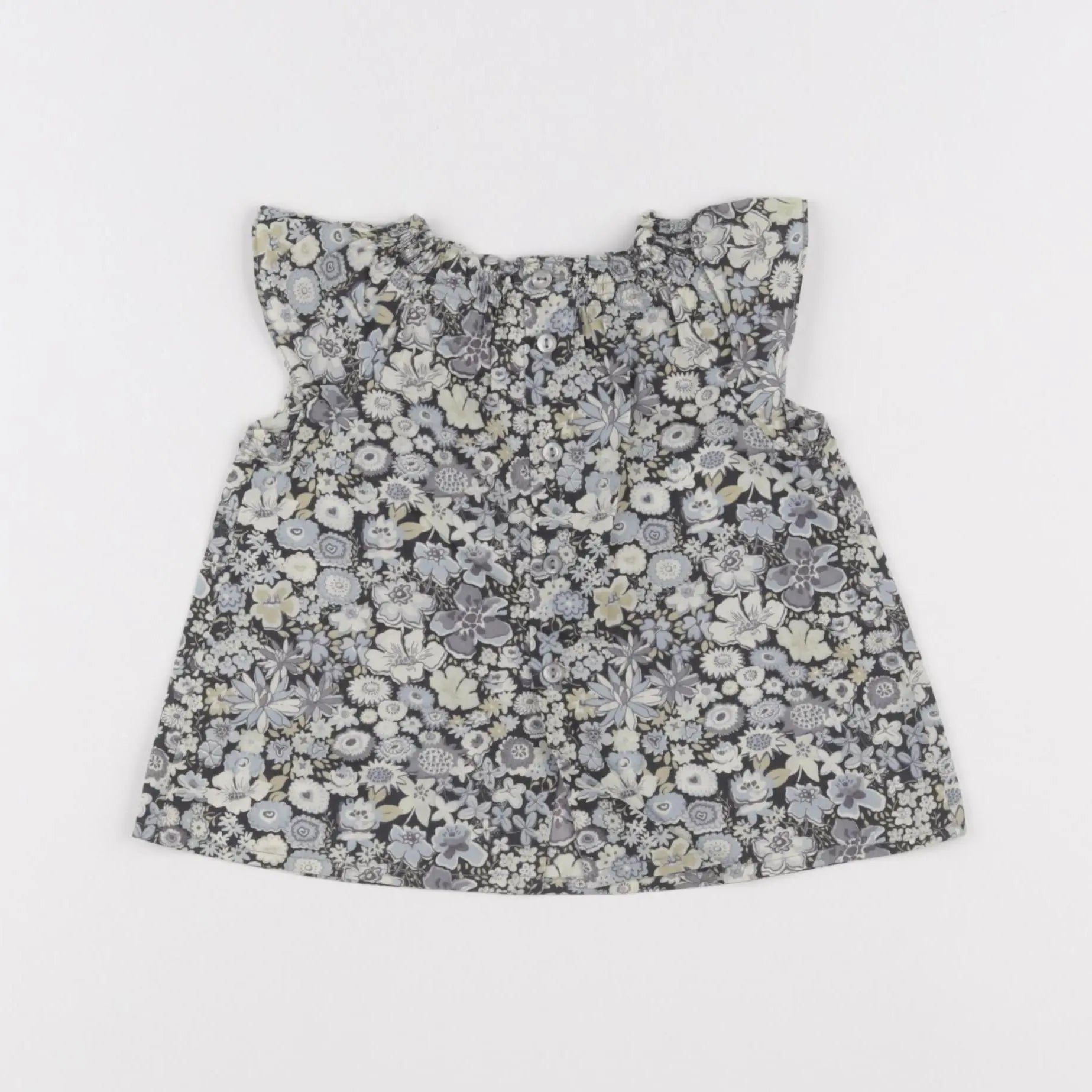 Bonpoint - blouse bleu - 6 mois