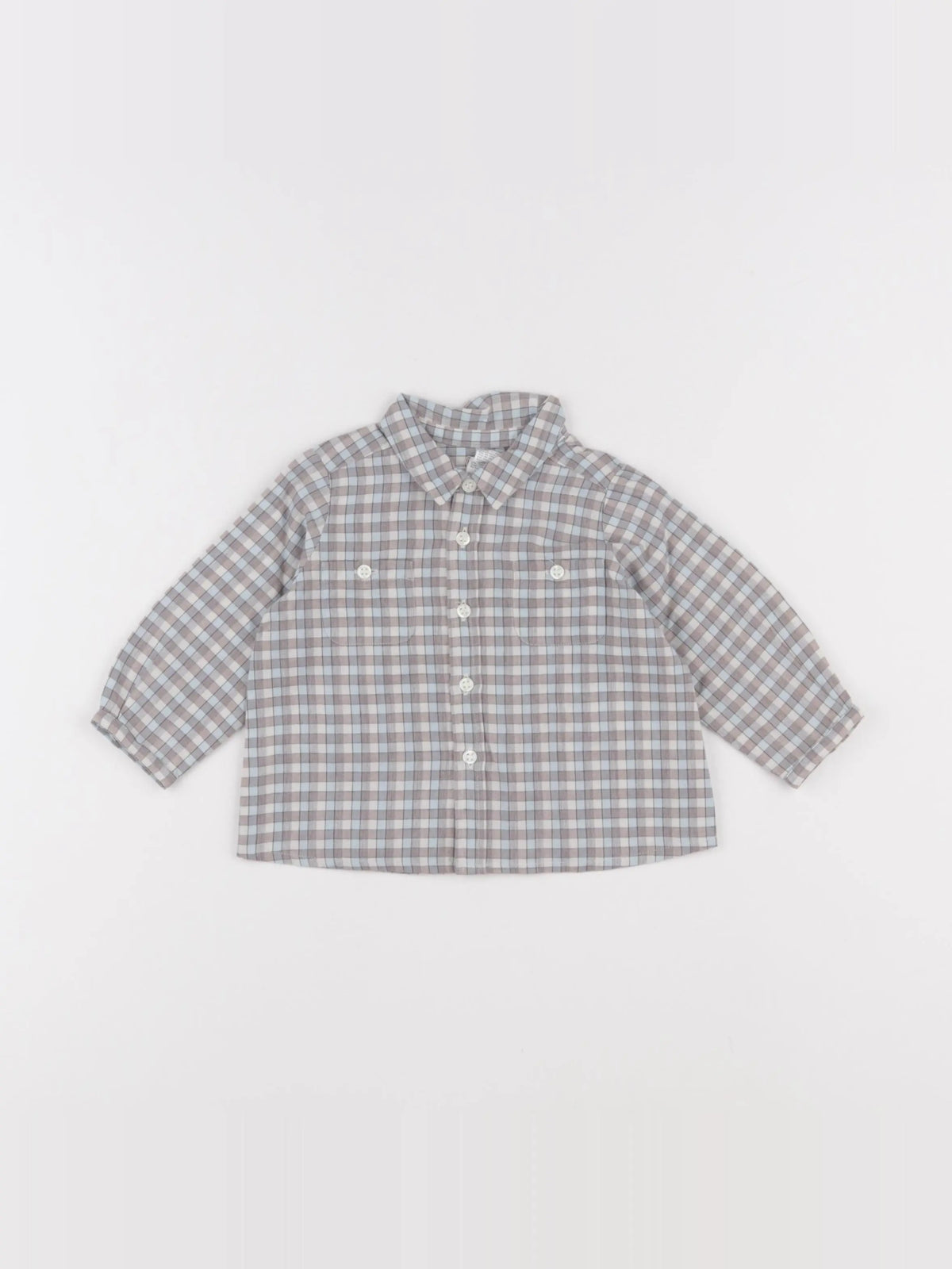 Bonpoint - chemise bleu - 6 mois