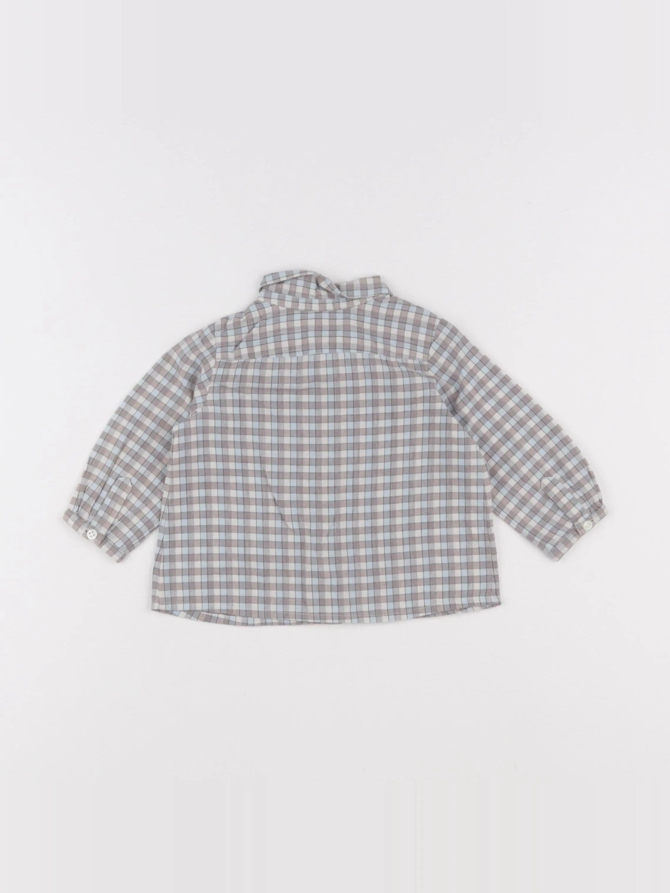 Bonpoint - chemise bleu - 6 mois