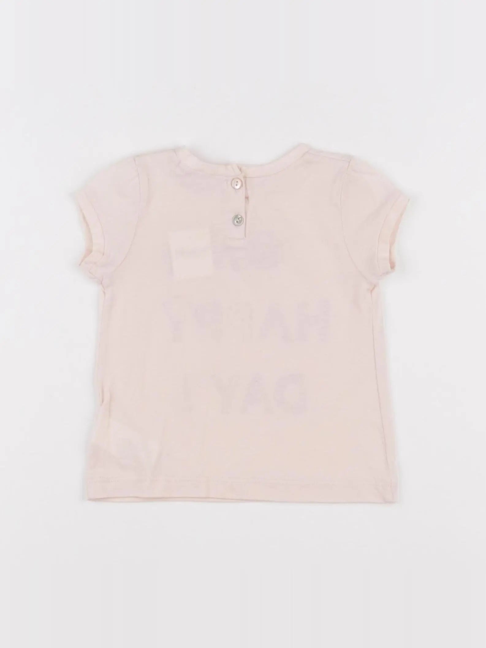 Bonpoint - tee-shirt rose - 12 mois