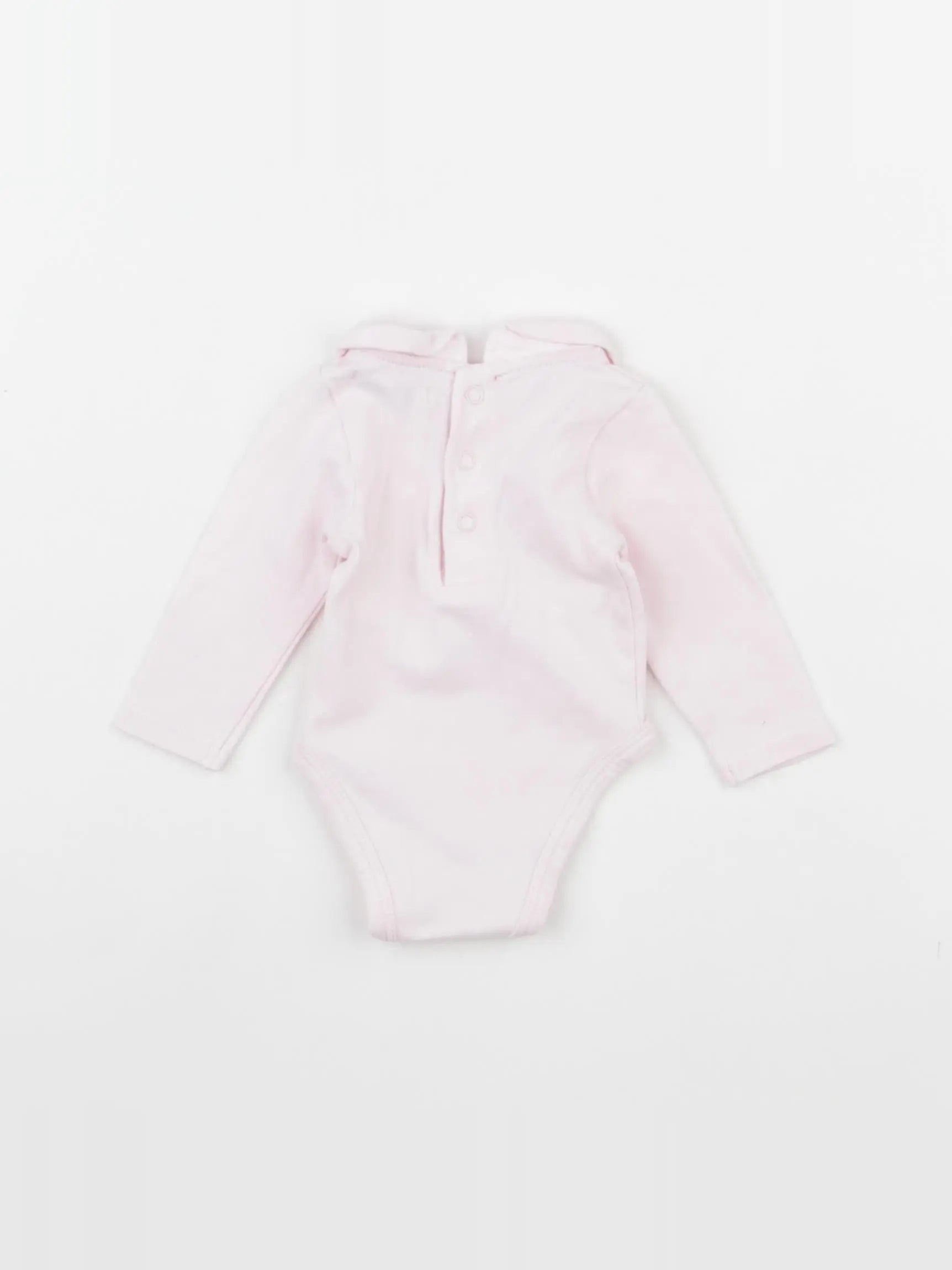Obaïbi - body à col rose - 0 mois
