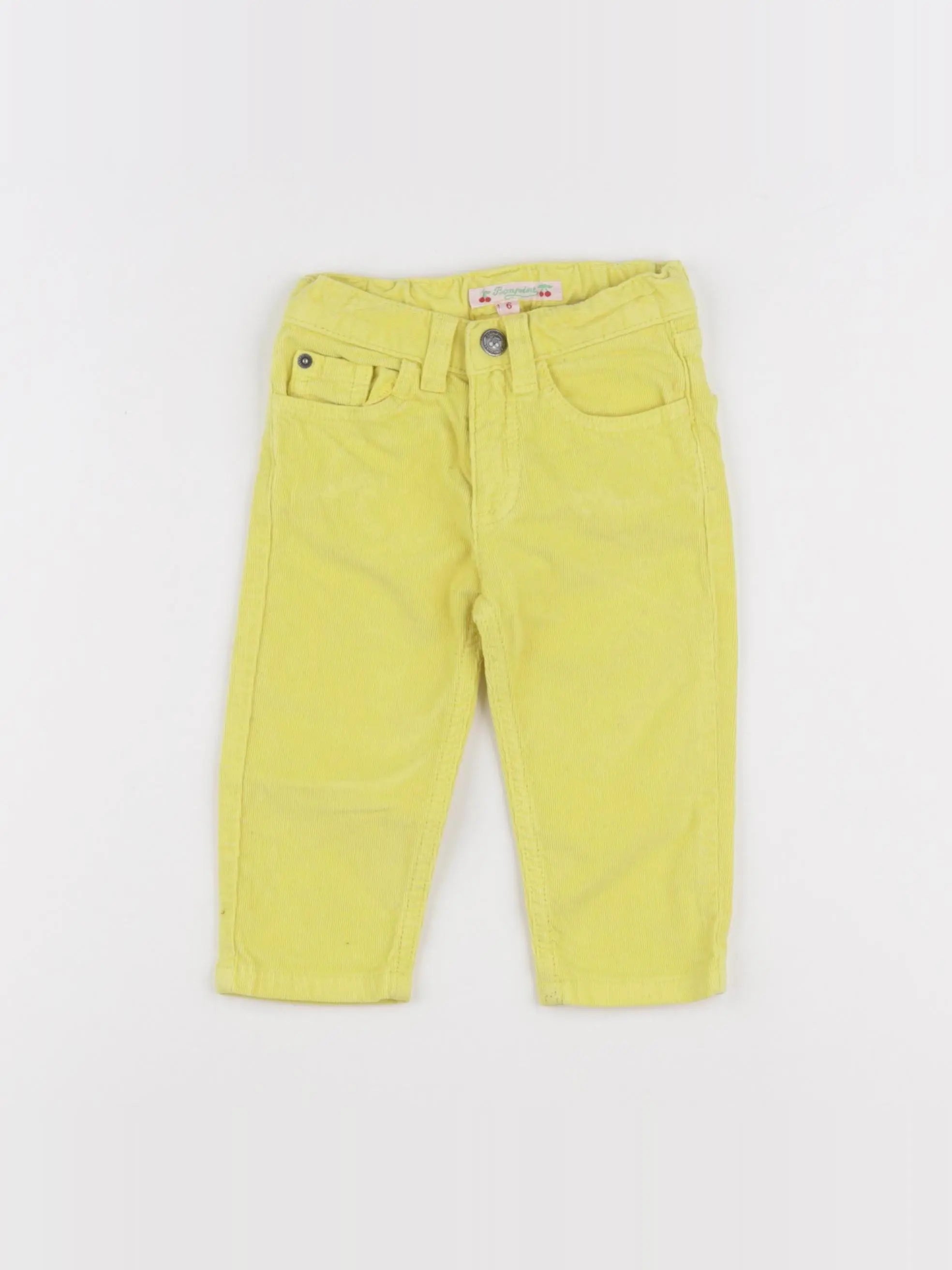 Bonpoint - pantalon jaune - 6 mois