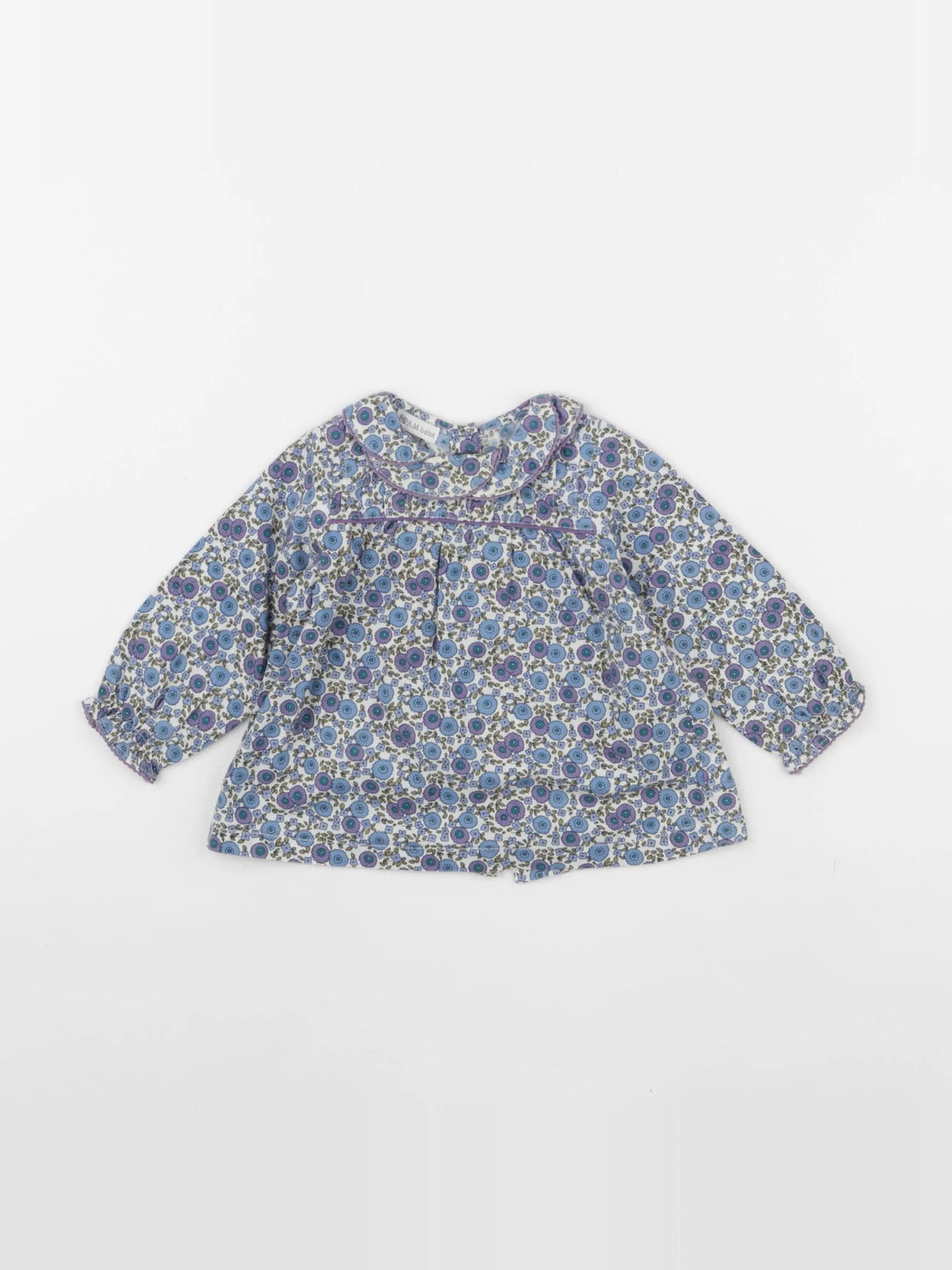 DPAM - blouse bleu - 6 mois
