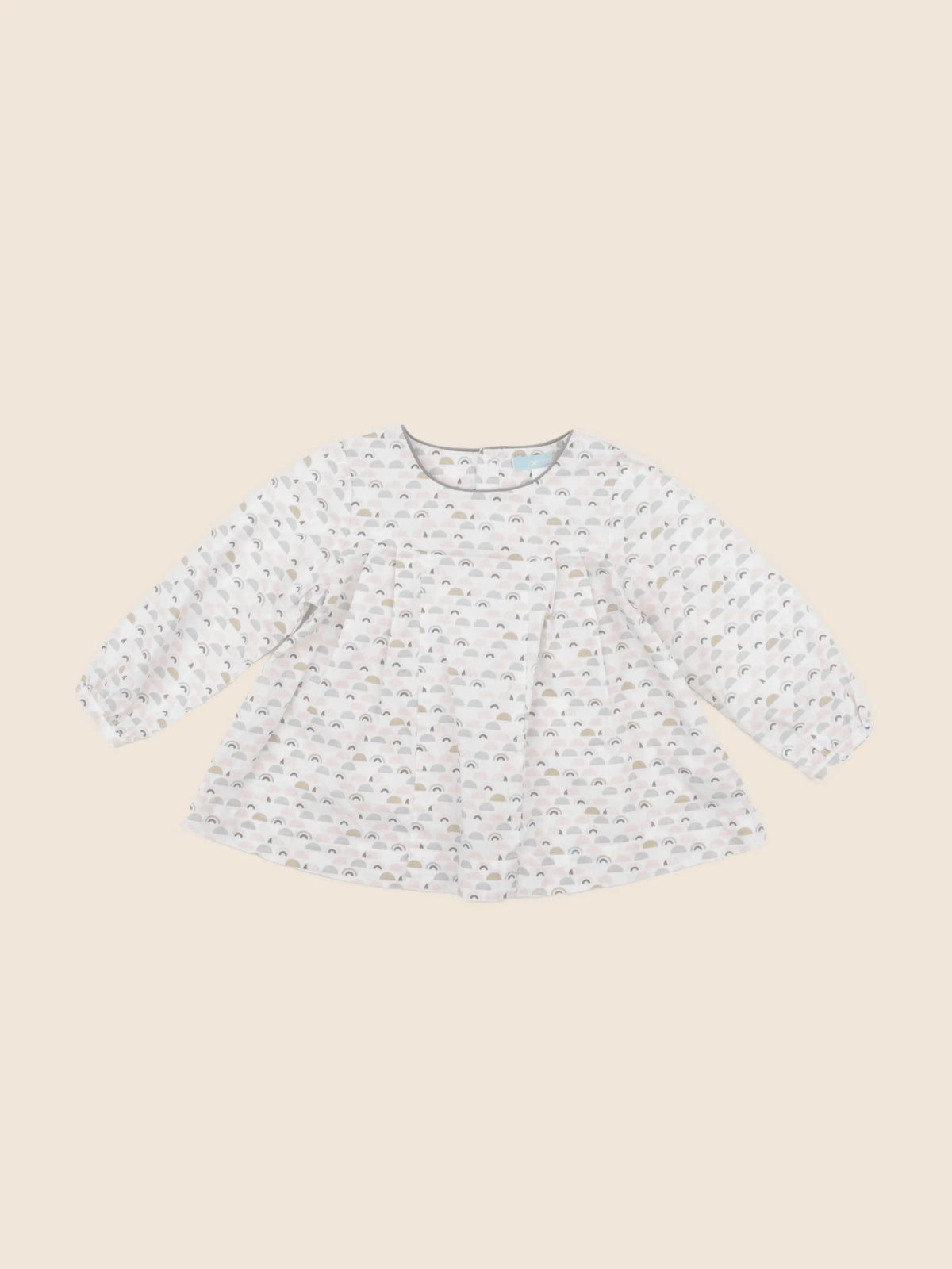 Obaïbi - blouse multicolore - 12 mois