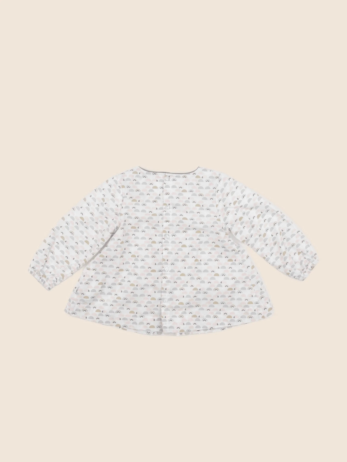 Obaïbi - blouse multicolore - 12 mois