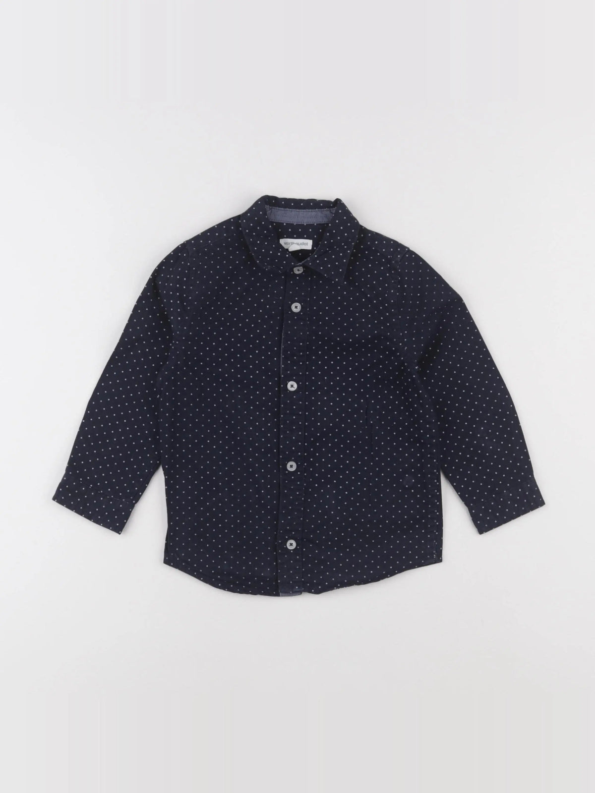 Vertbaudet - chemise bleu - 3 ans
