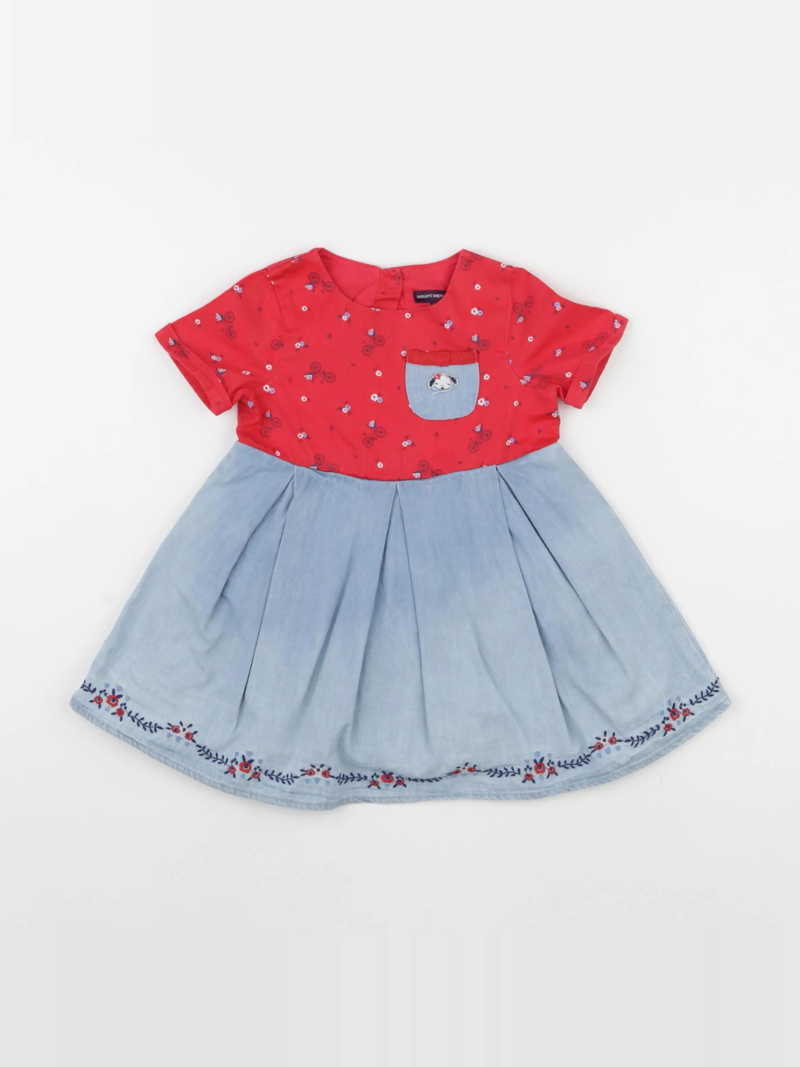 Sergent Major - robe multicolore - 18 mois