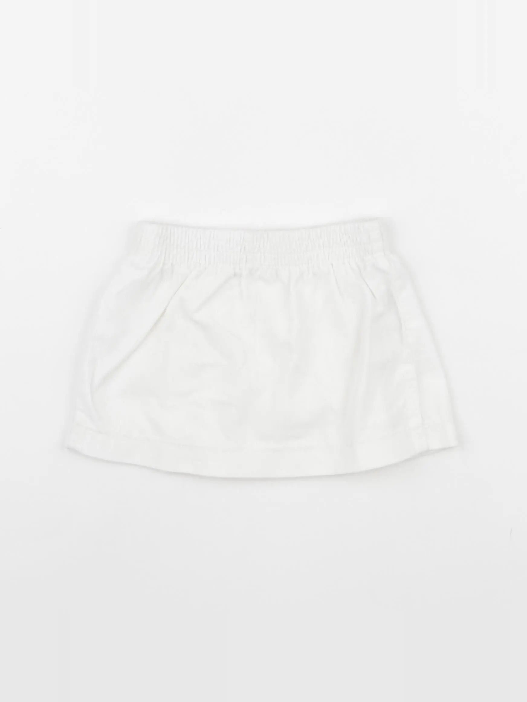 Benetton - jupe blanc - 6/9 mois