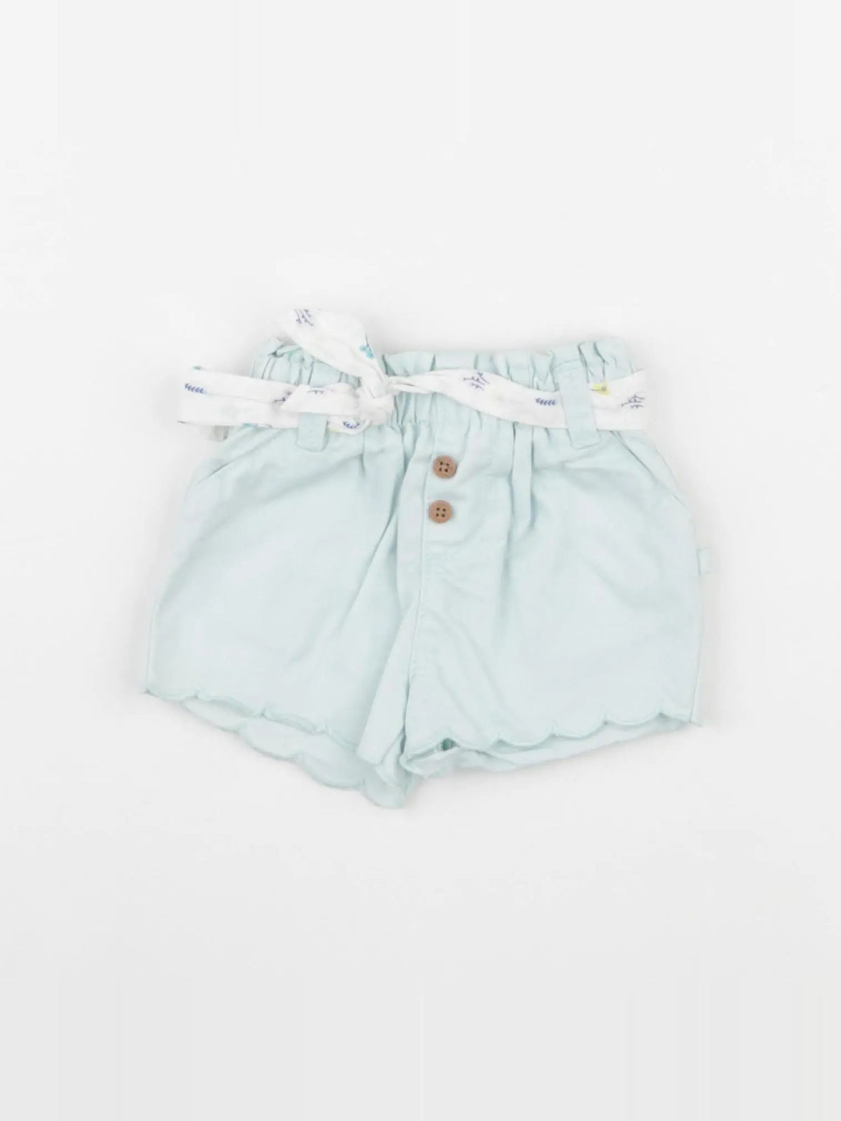 Obaïbi - short bleu - 3 mois