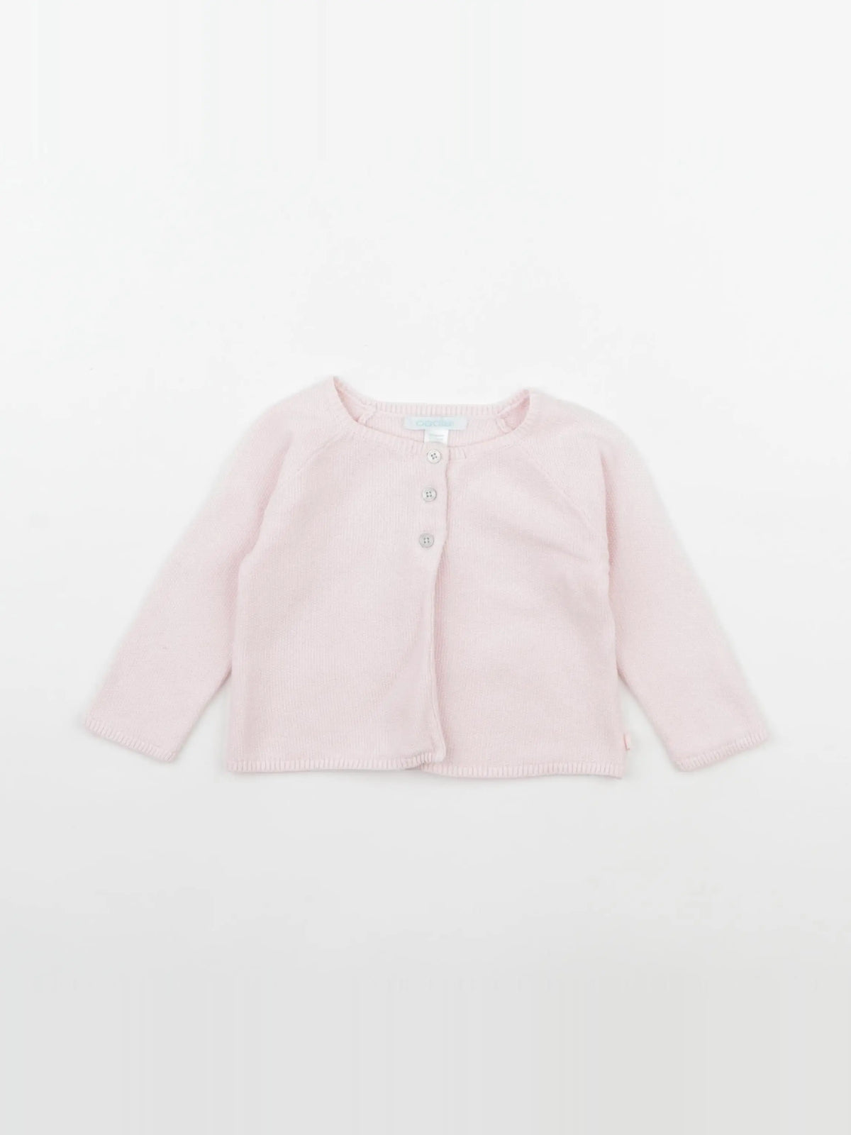 Obaïbi - gilet rose - 6 mois