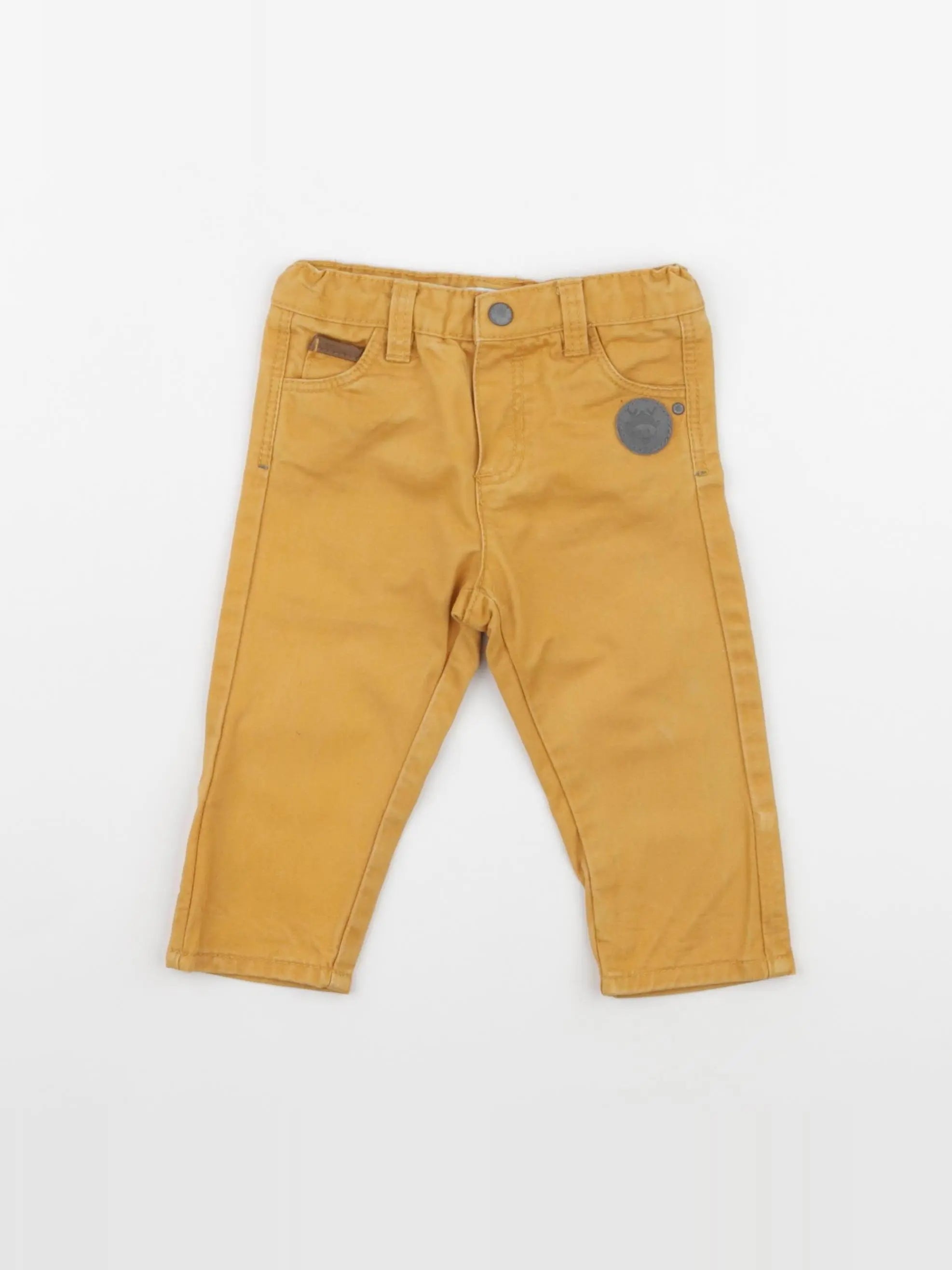 Obaïbi - pantalon jaune - 6 mois
