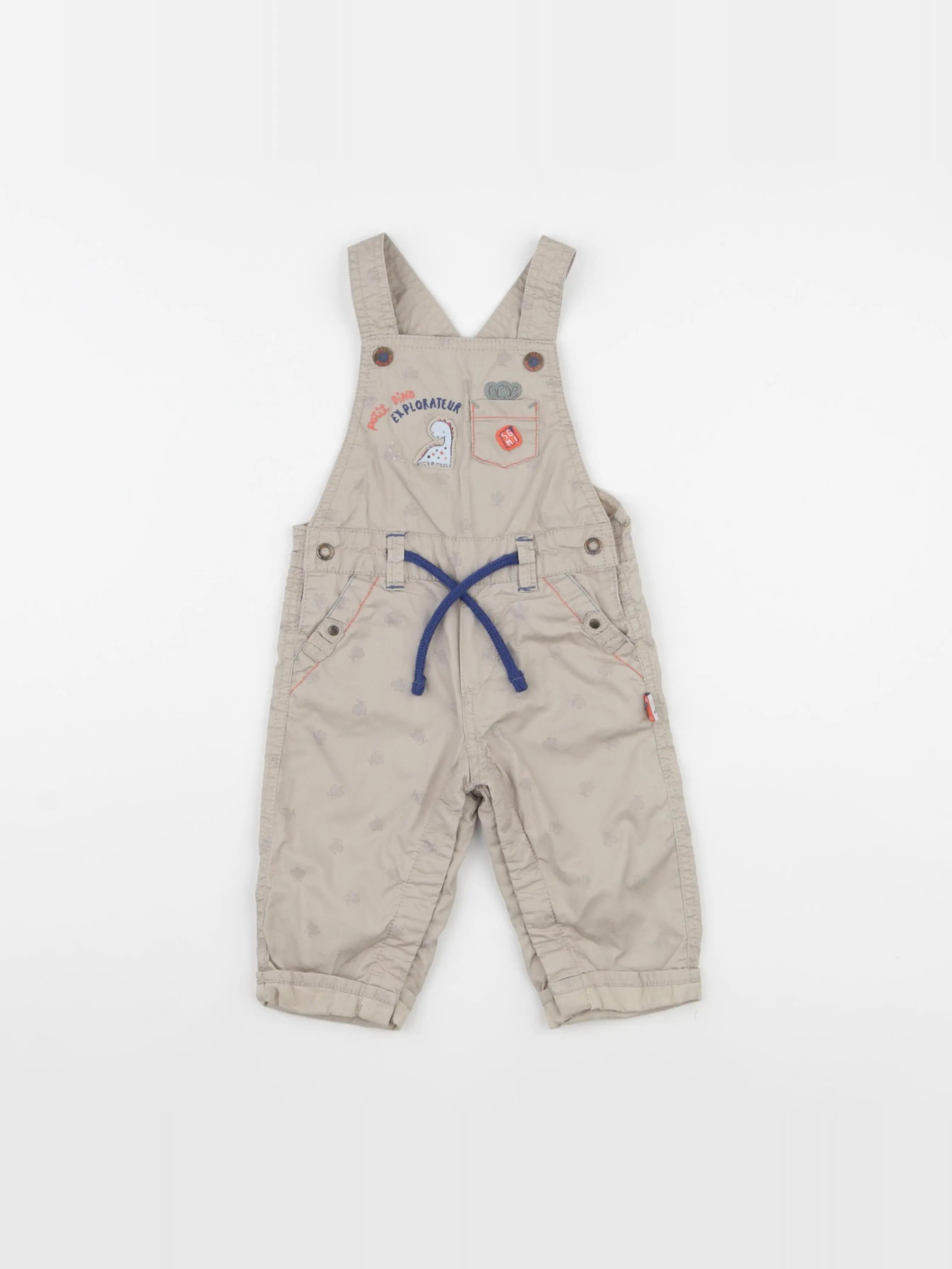 Sergent Major - salopette beige - 6 mois
