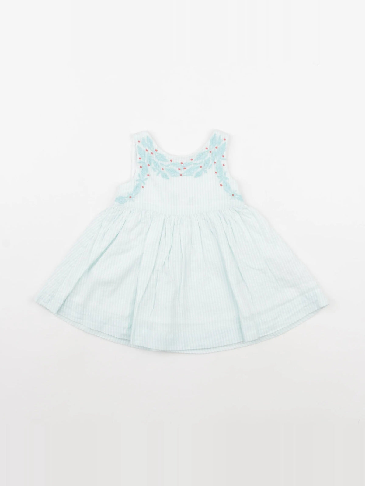 Obaïbi - robe blanc, vert - 3 mois