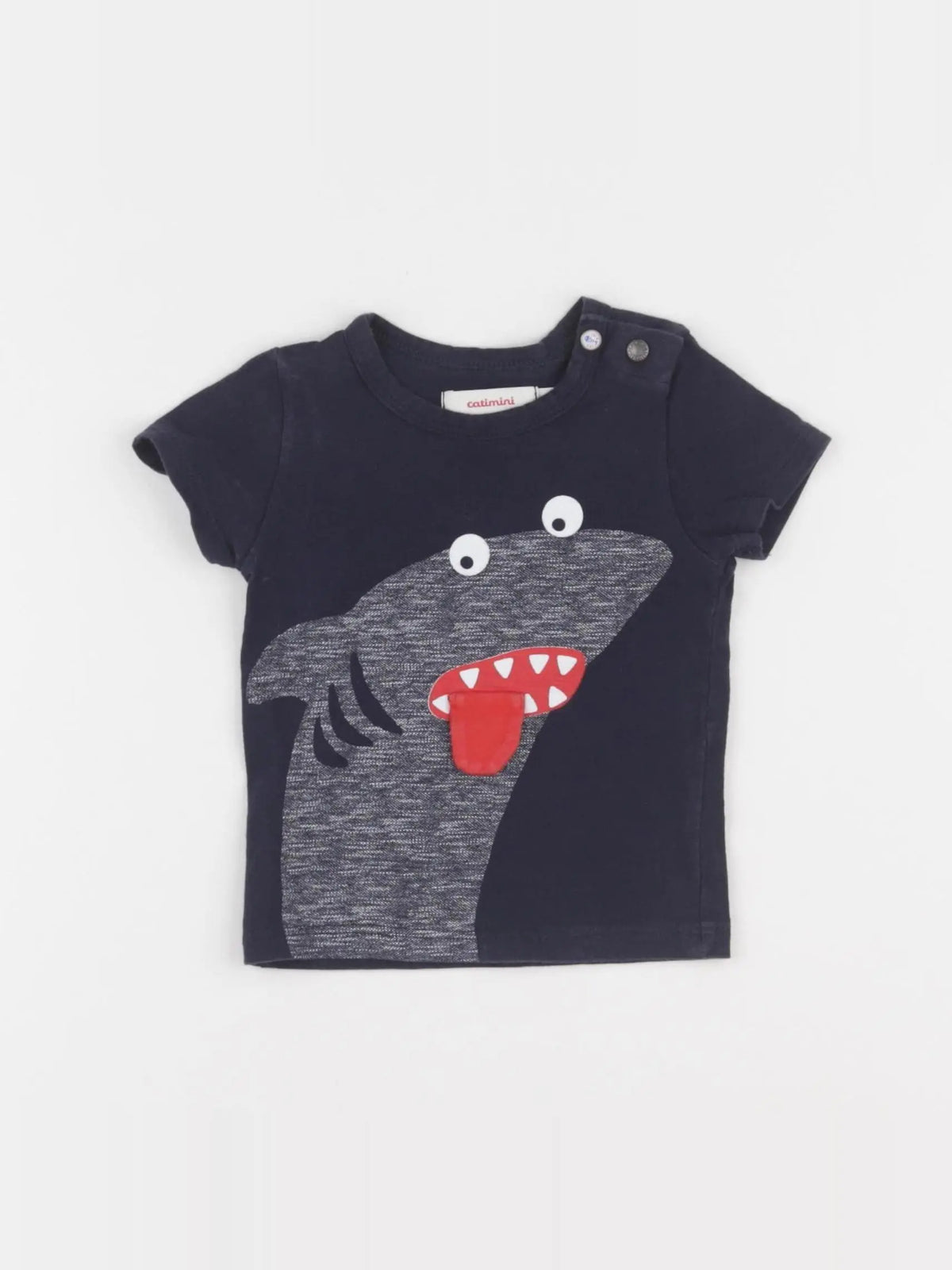 Catimini - tee-shirt bleu - 6 mois