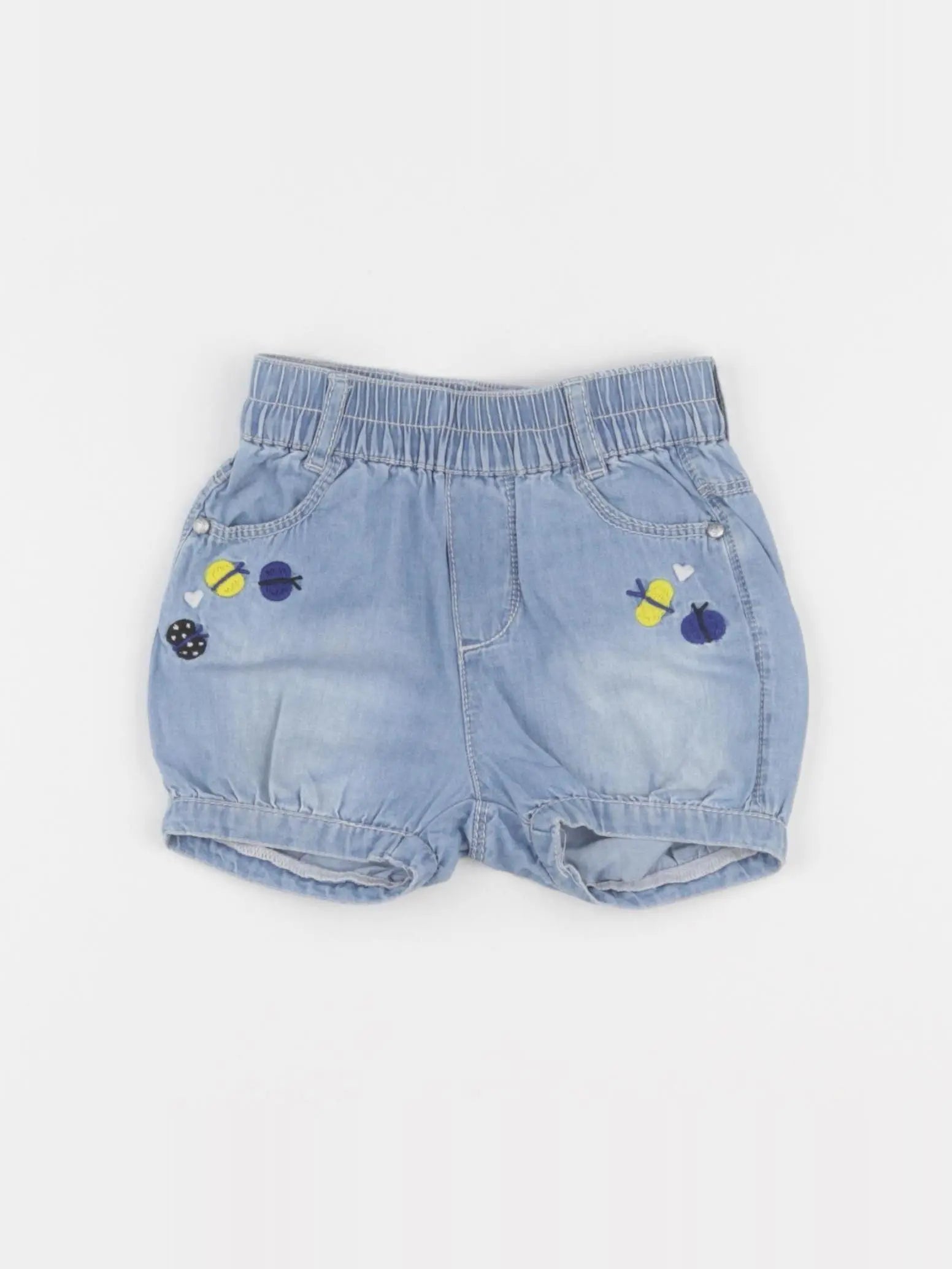 Catimini - short bleu - 9 mois