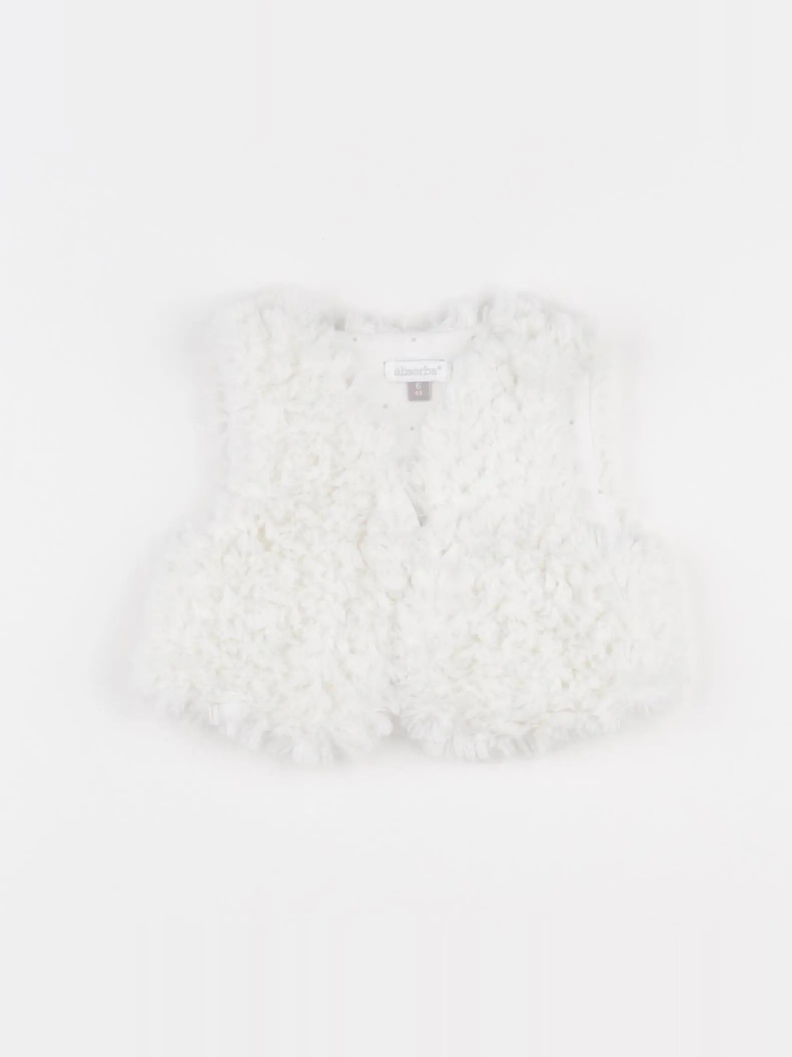 Absorba - gilet blanc - 6 mois