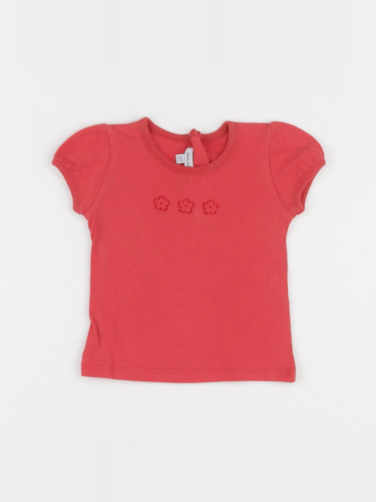 Absorba - tee-shirt rouge - 12 mois