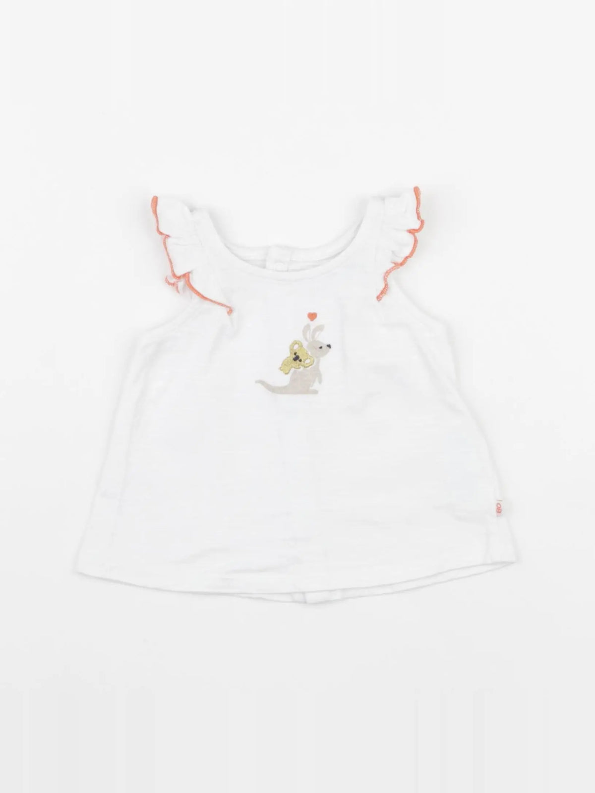 Obaïbi - blouse blanc - 3 mois