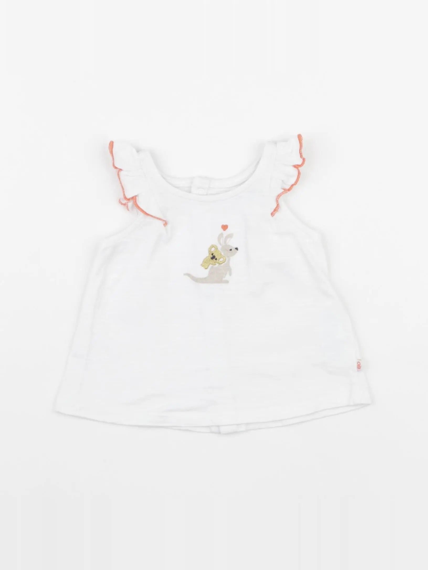 Obaïbi - blouse blanc - 3 mois